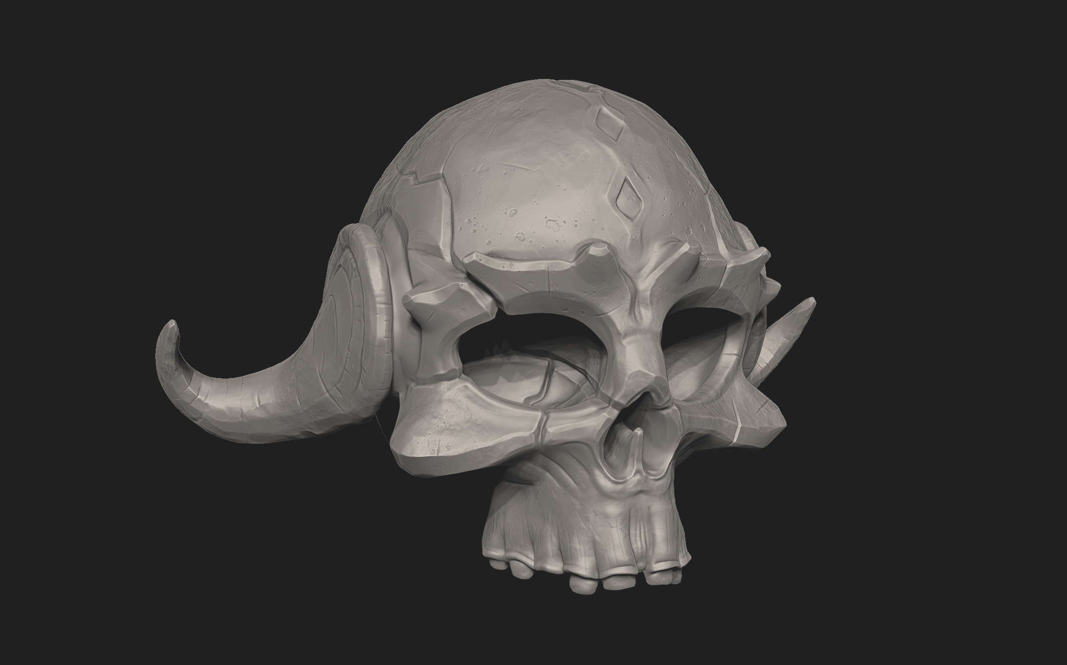 Sculpt for the skull