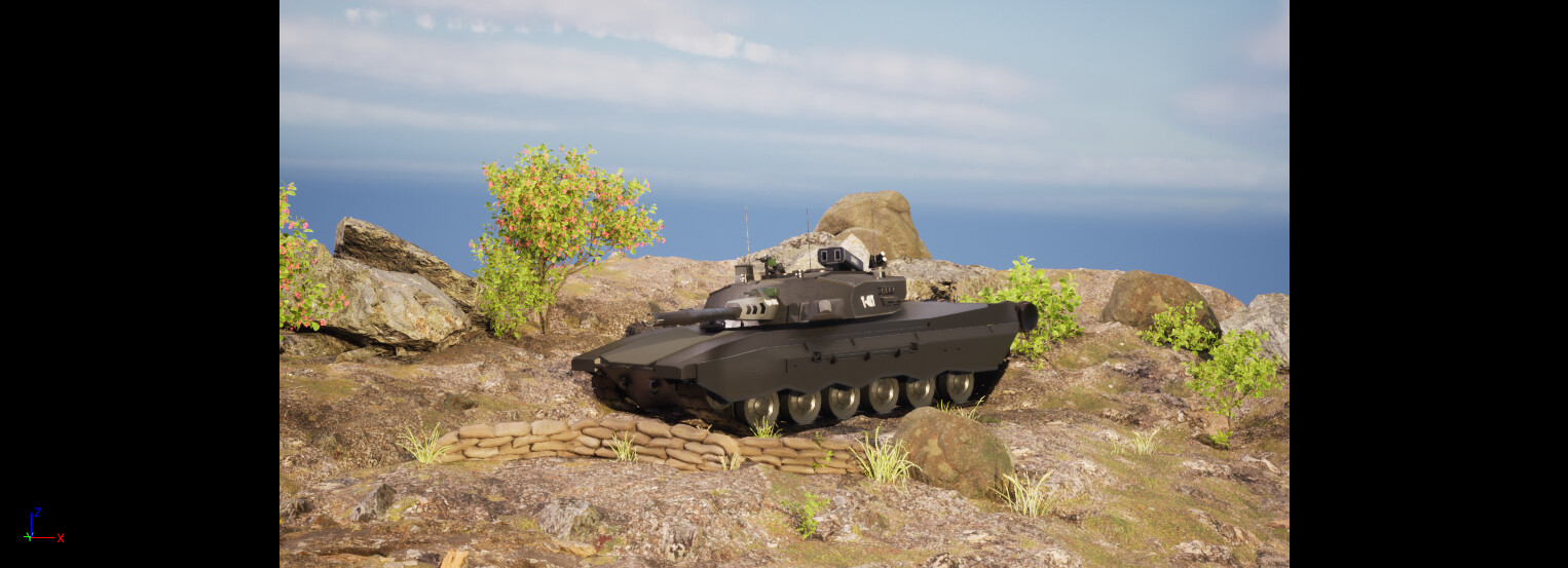 ArtStation - Challenger 4 MBT Concept tank.