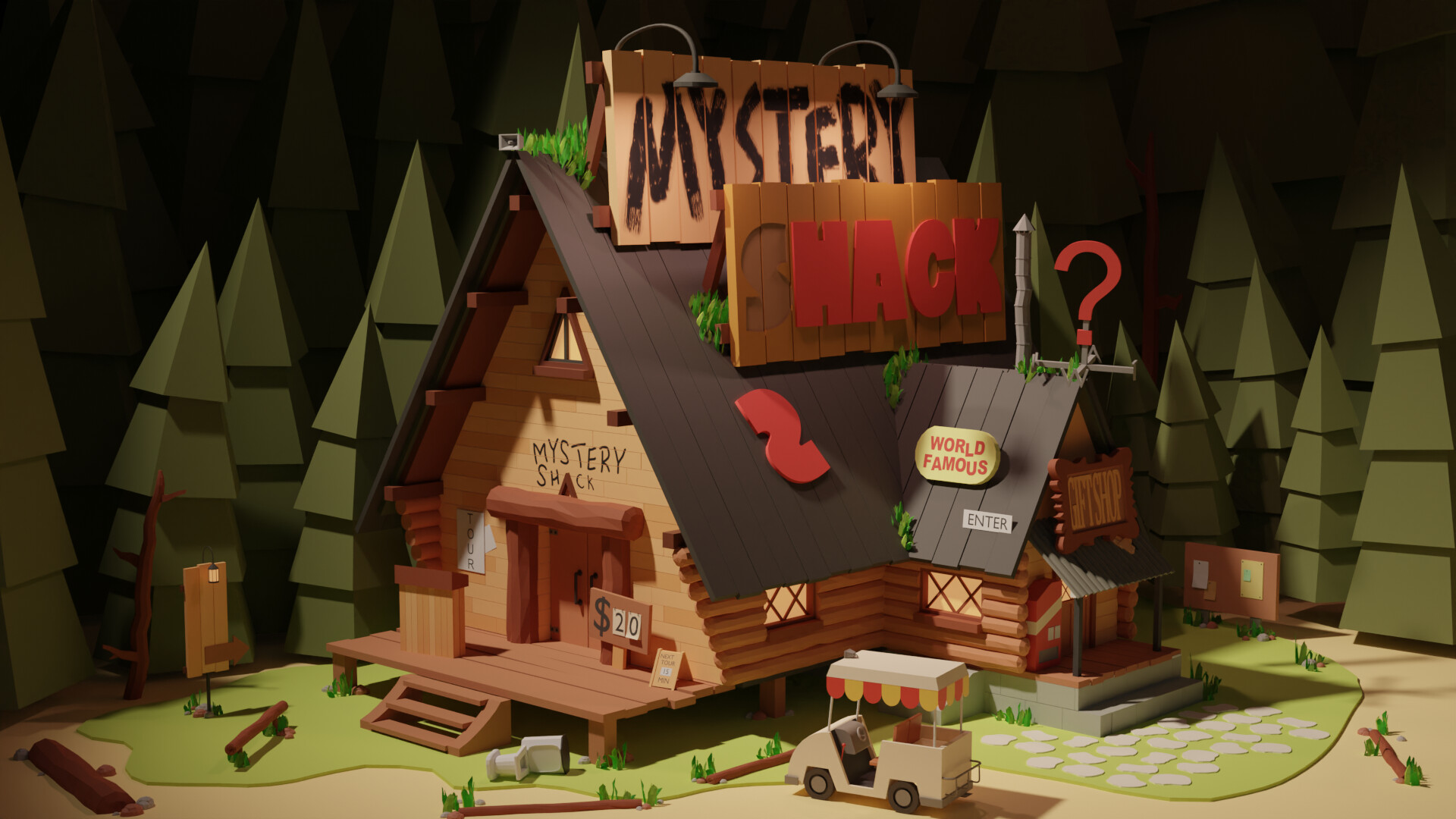 Artstation Gravity Falls