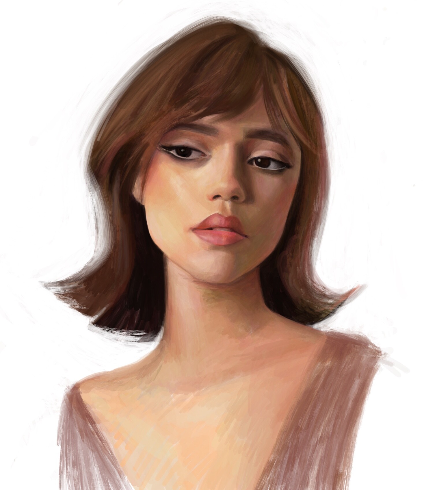 ArtStation - Jenna Ortega Portrait