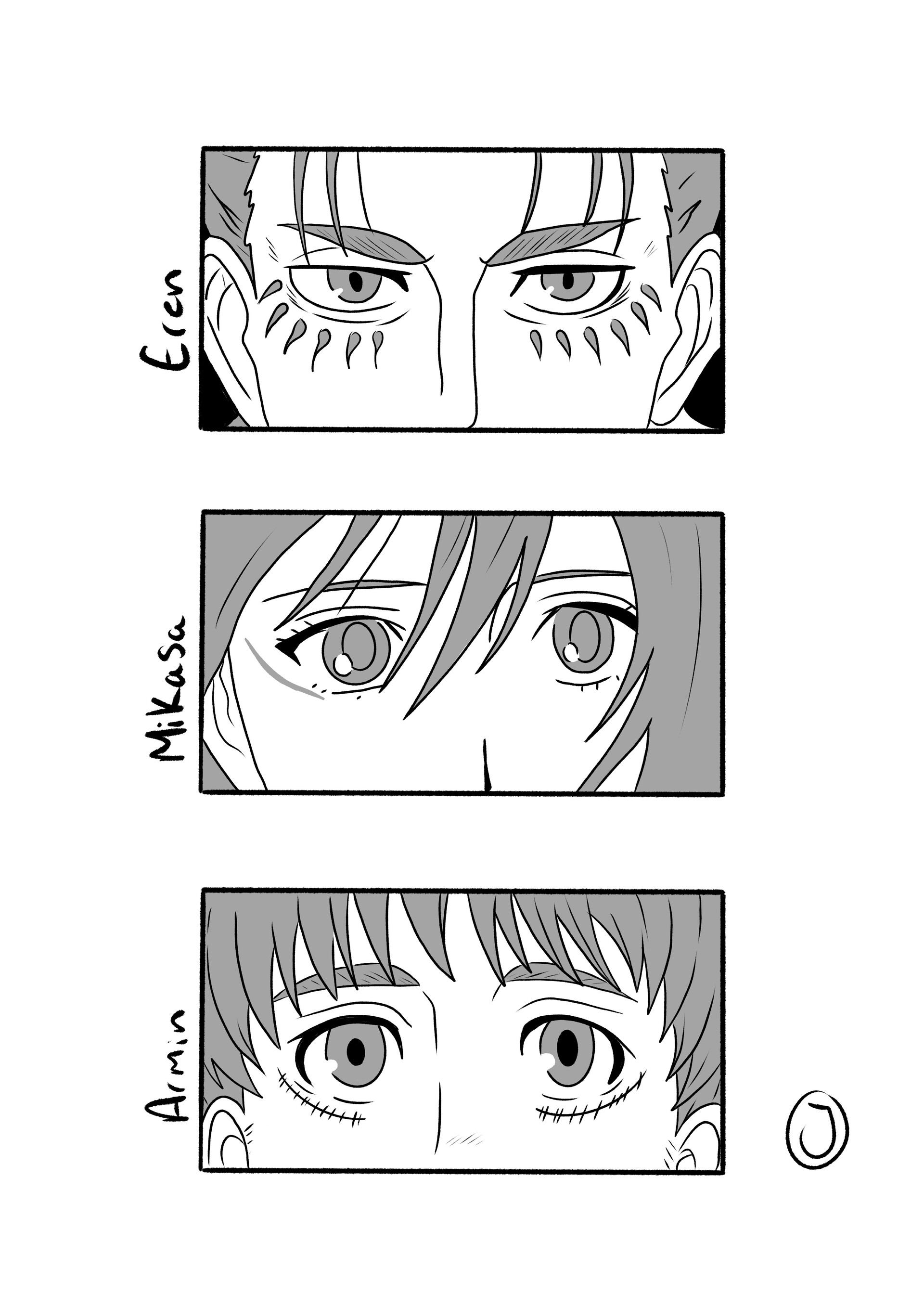 Jack Owens Attack on Titan panel tattoo designs