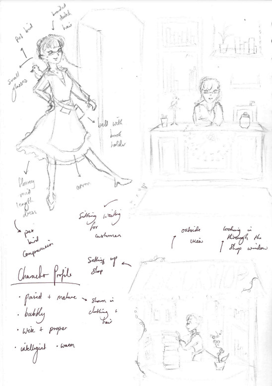 Shopkeeper Character Sketches