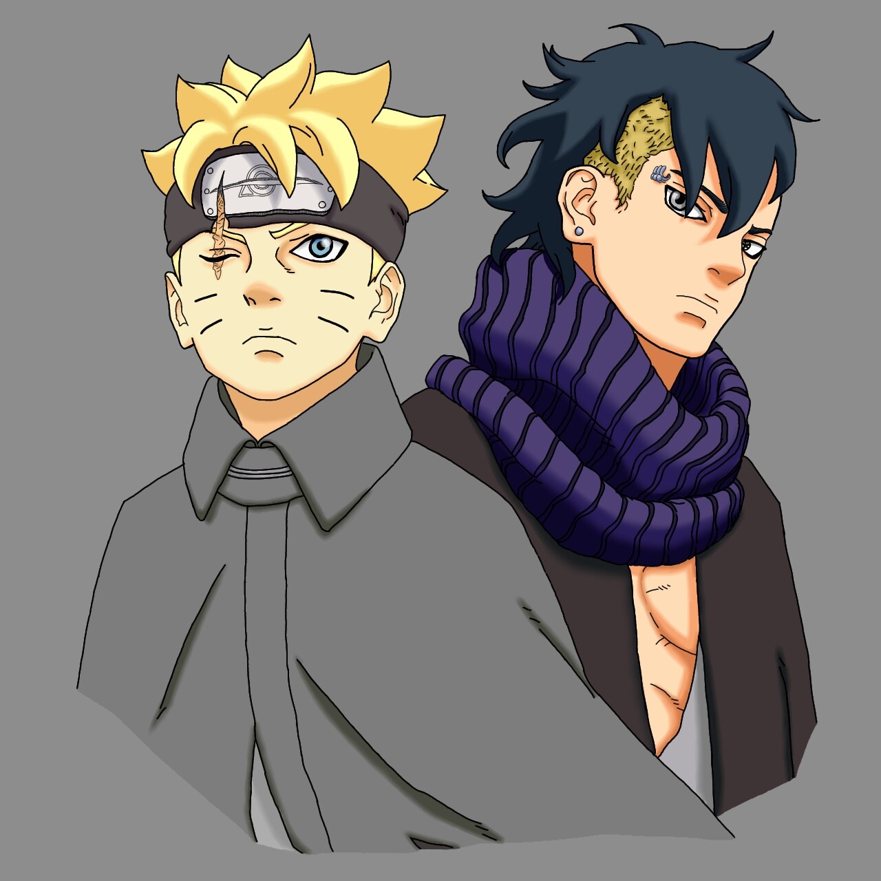 As we get closer to timeskip, here's Boruto over the years by me