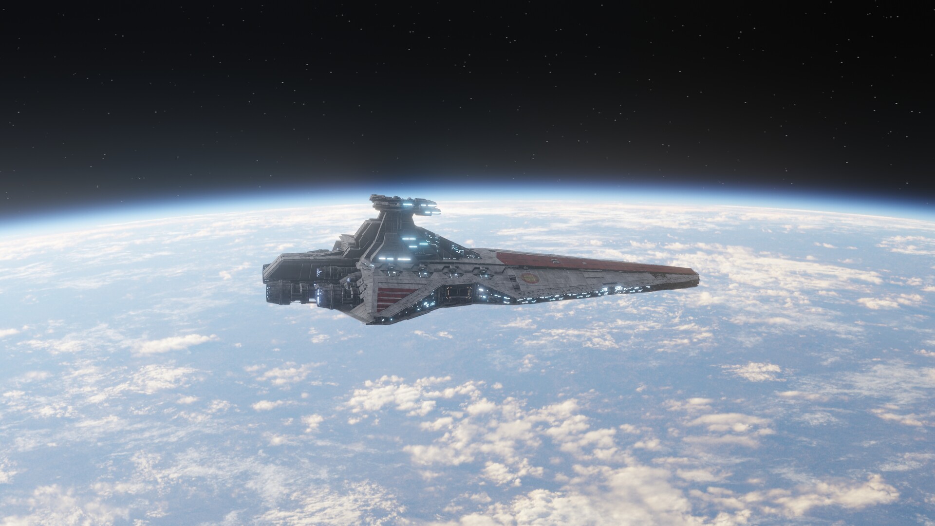 ArtStation Star Destroyer arriving on Earth