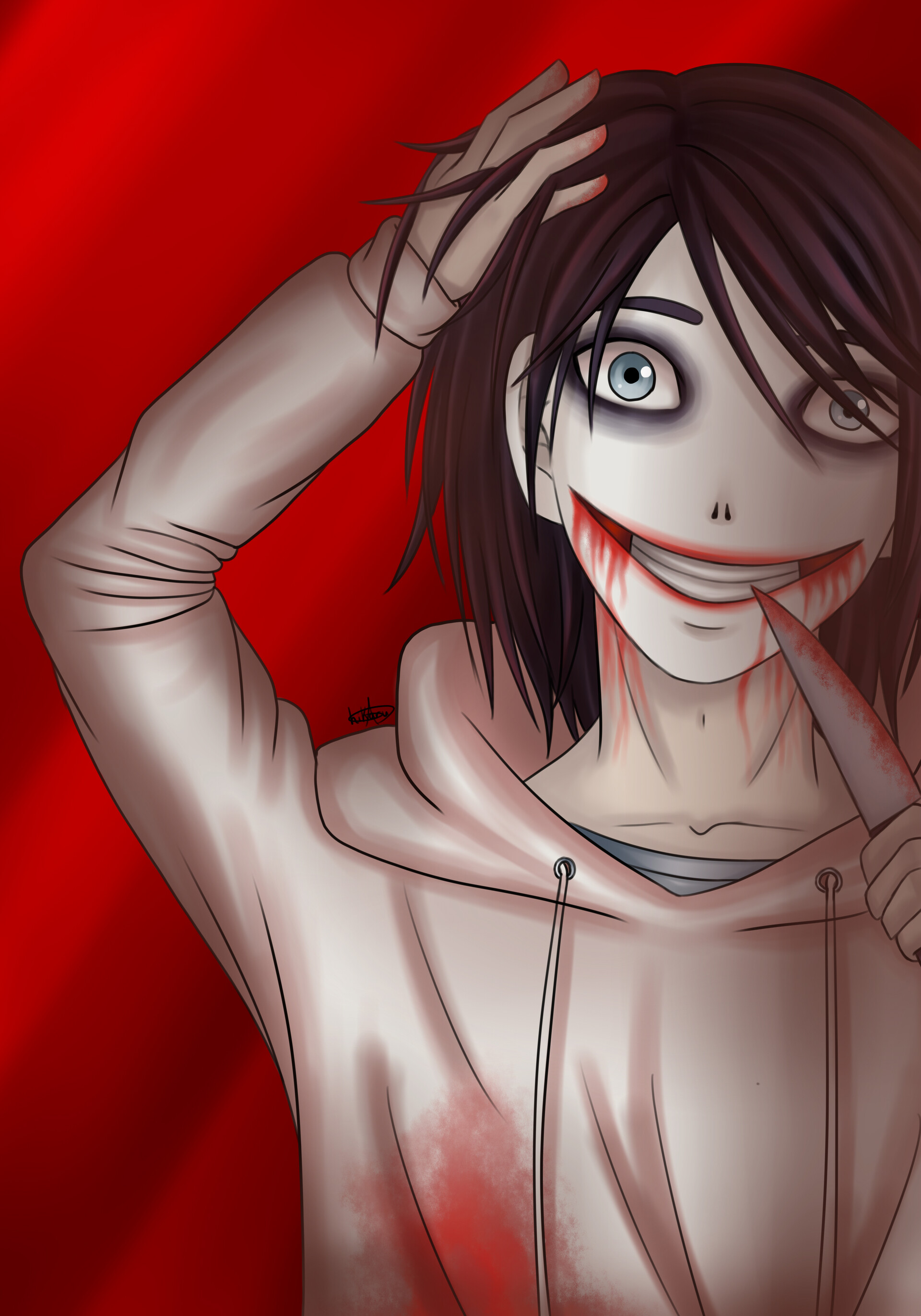 ArtStation - Jeff the killer FanArt