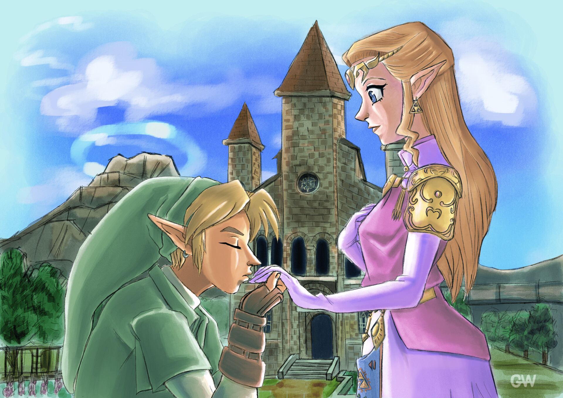 ArtStation - Legend Of Zelda - Ocarina Of Time Manga