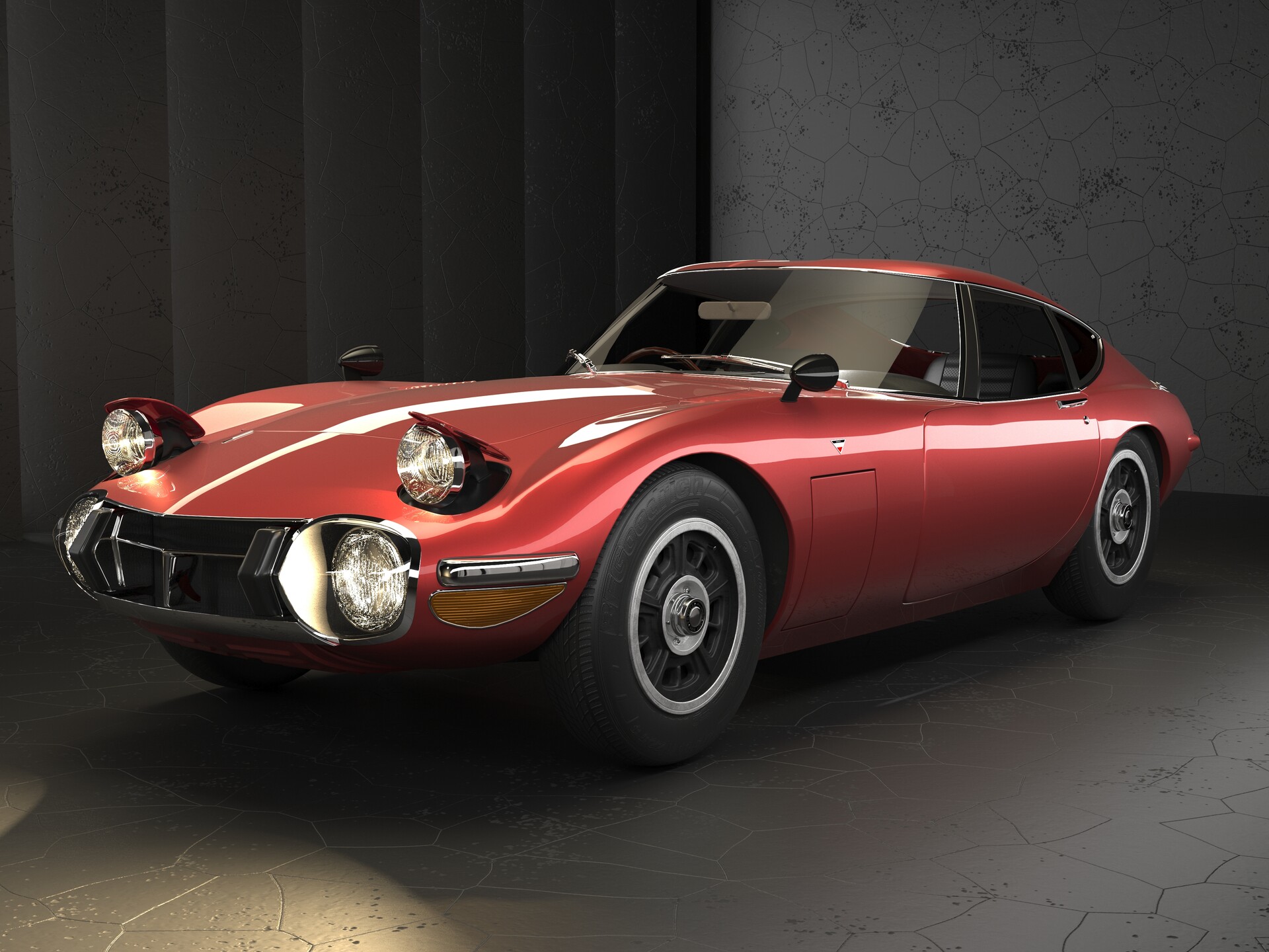 ArtStation Toyota 2000gt