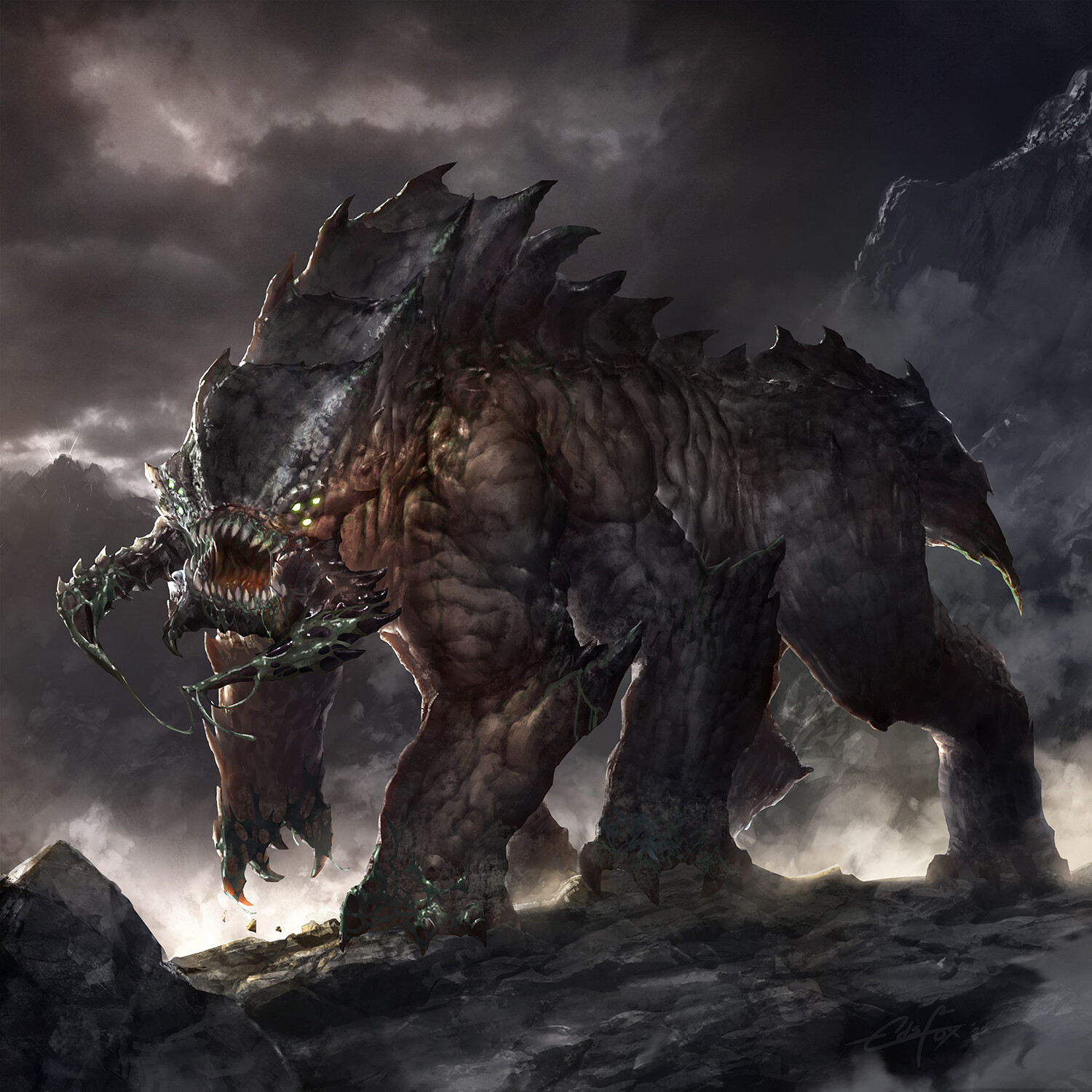 artstation-poison-monster