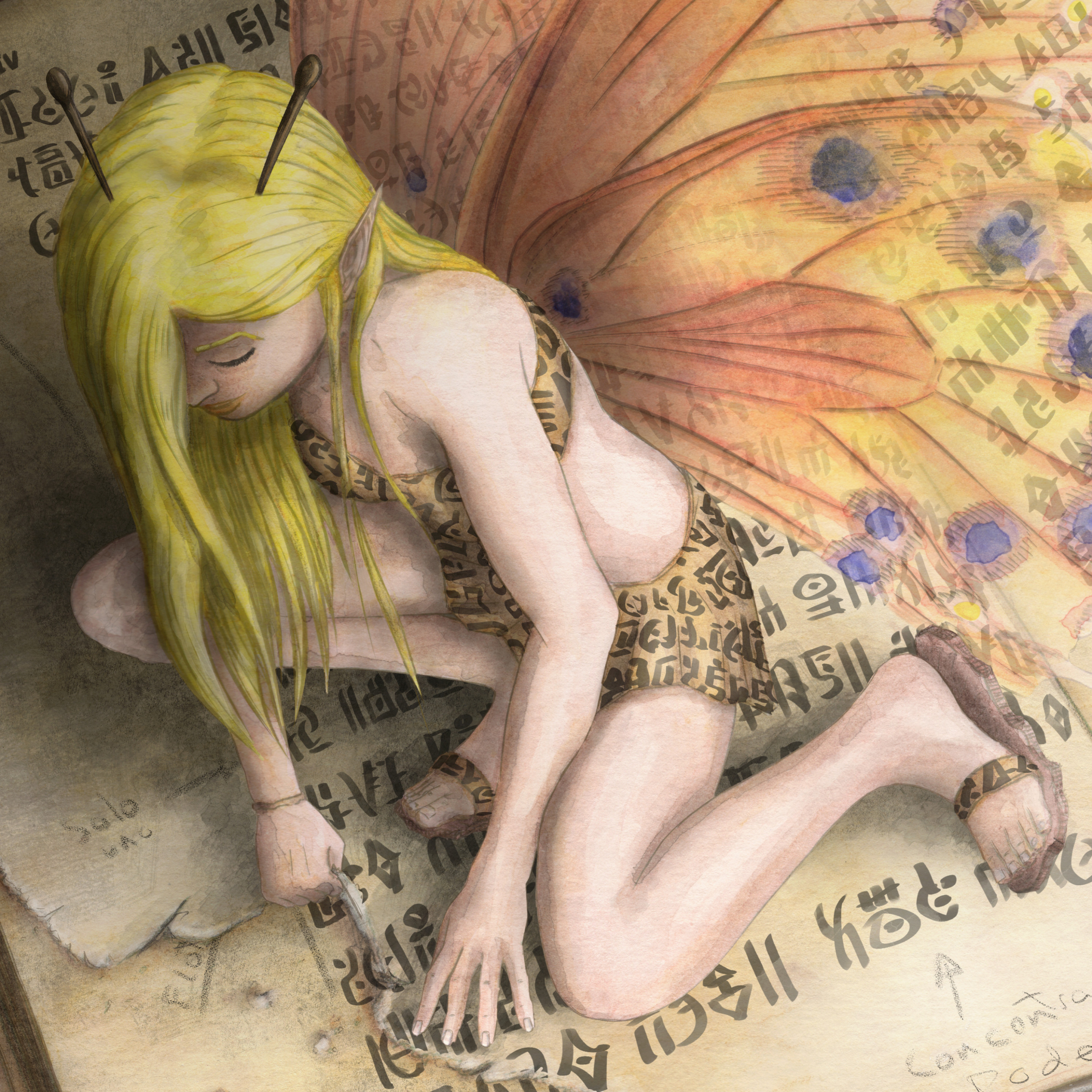 Library fairy detail