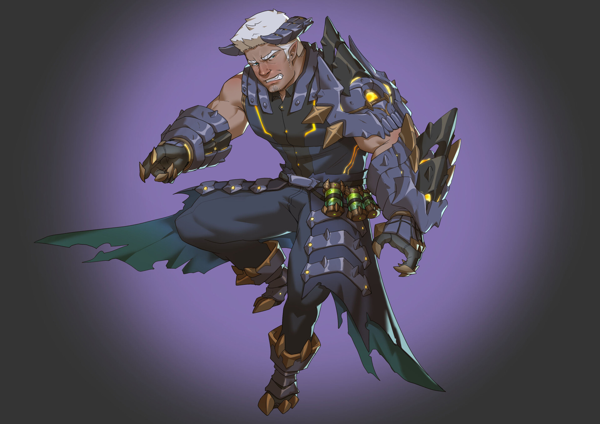 ArtStation - Cyber_Demon - Warrior