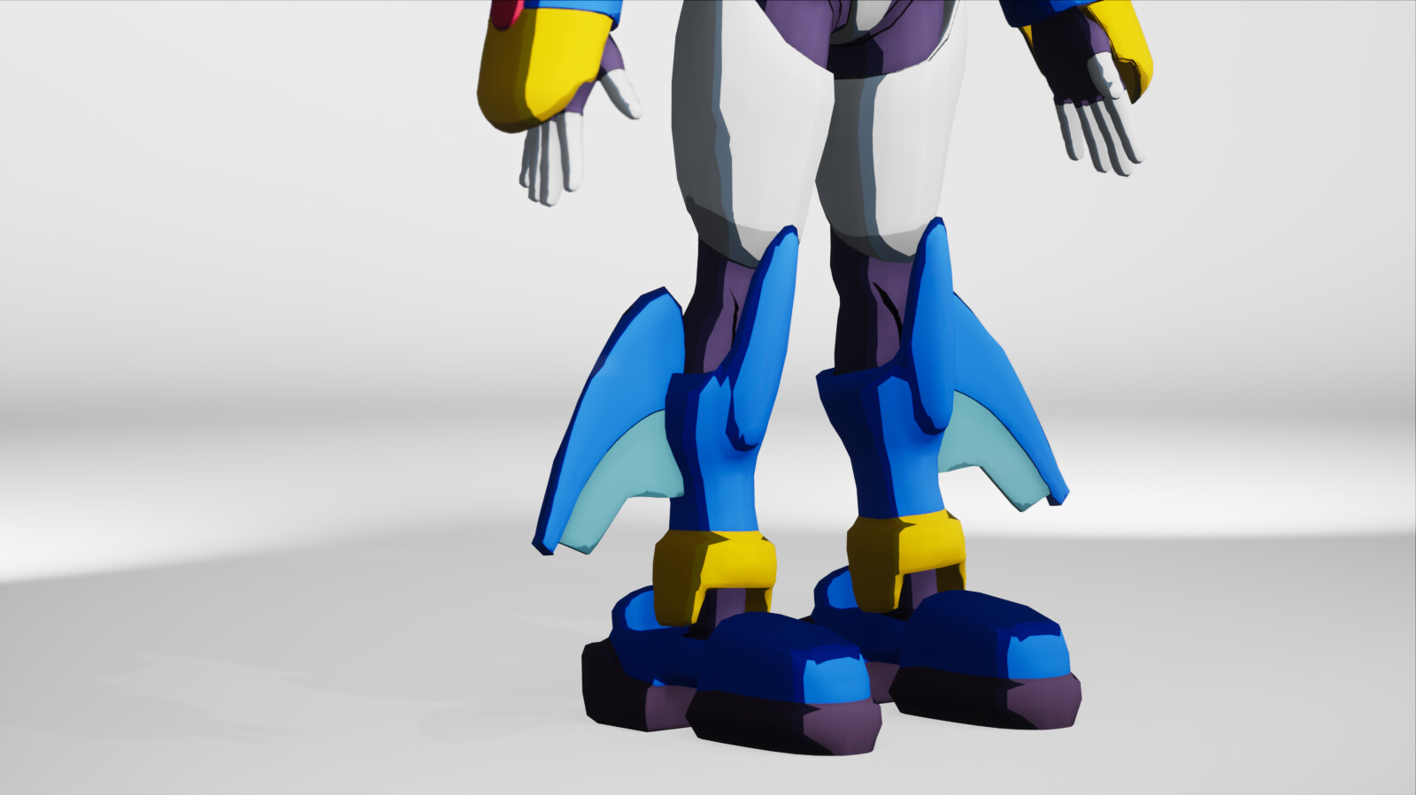 ArtStation - Unreal Engine 2D cartoon, Megaman ZX Model L (Rockman ZX)