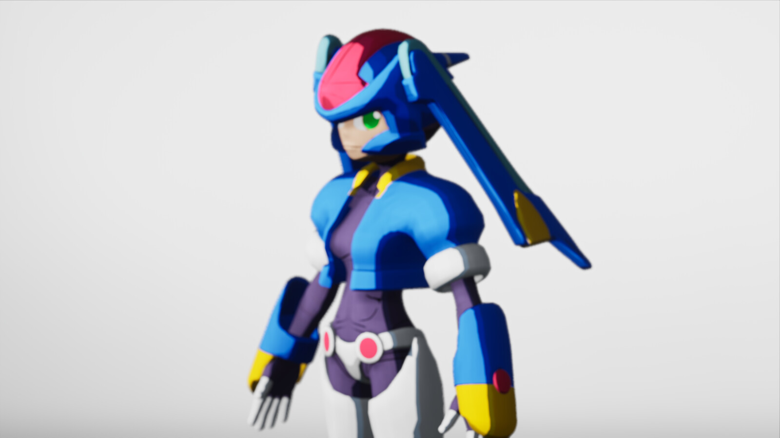 ArtStation - Unreal Engine 2D cartoon, Megaman ZX Model L ArtStation - Unreal Engine 2D cartoon, Megaman ZX Model L