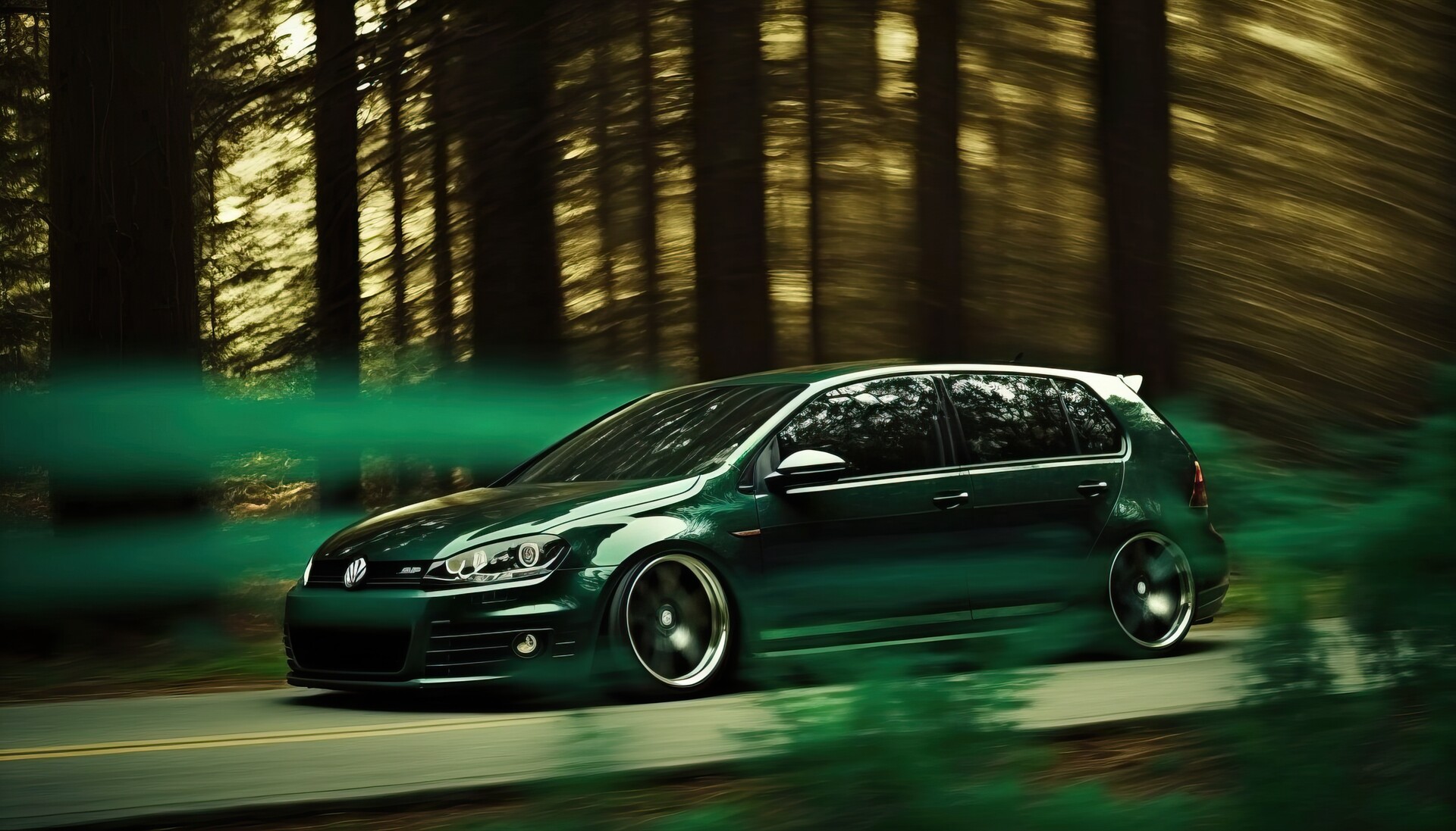 VW Golf 6 Tuning Wallpaper by vwstyle on DeviantArt