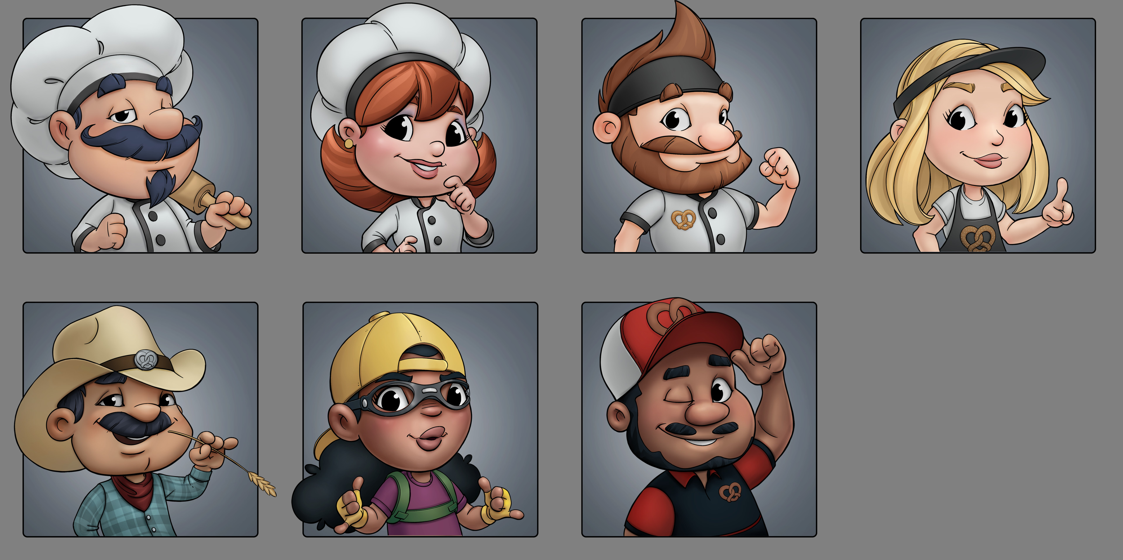 In game avatar images -
I like to add in the hands to give more expression to the characters