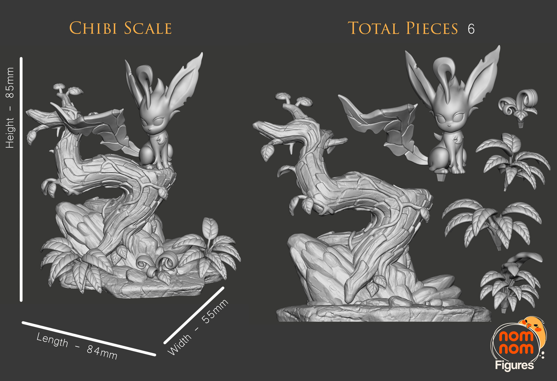 Eevee Evolutions Pack | 3D Print Model