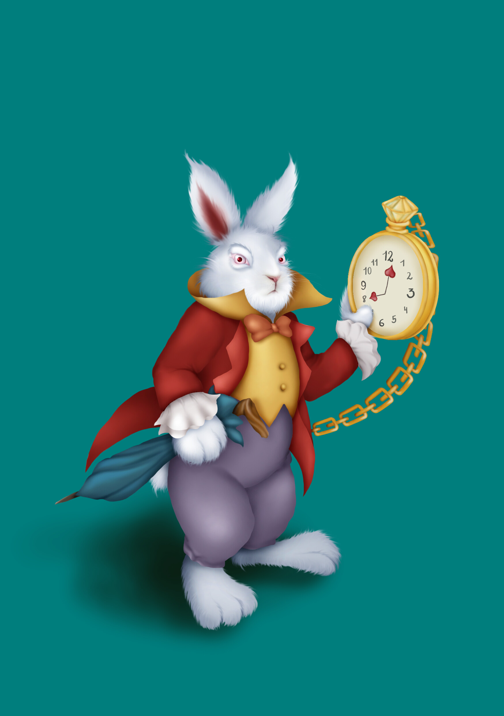 ArtStation - Rabbit of Alice Wonderland