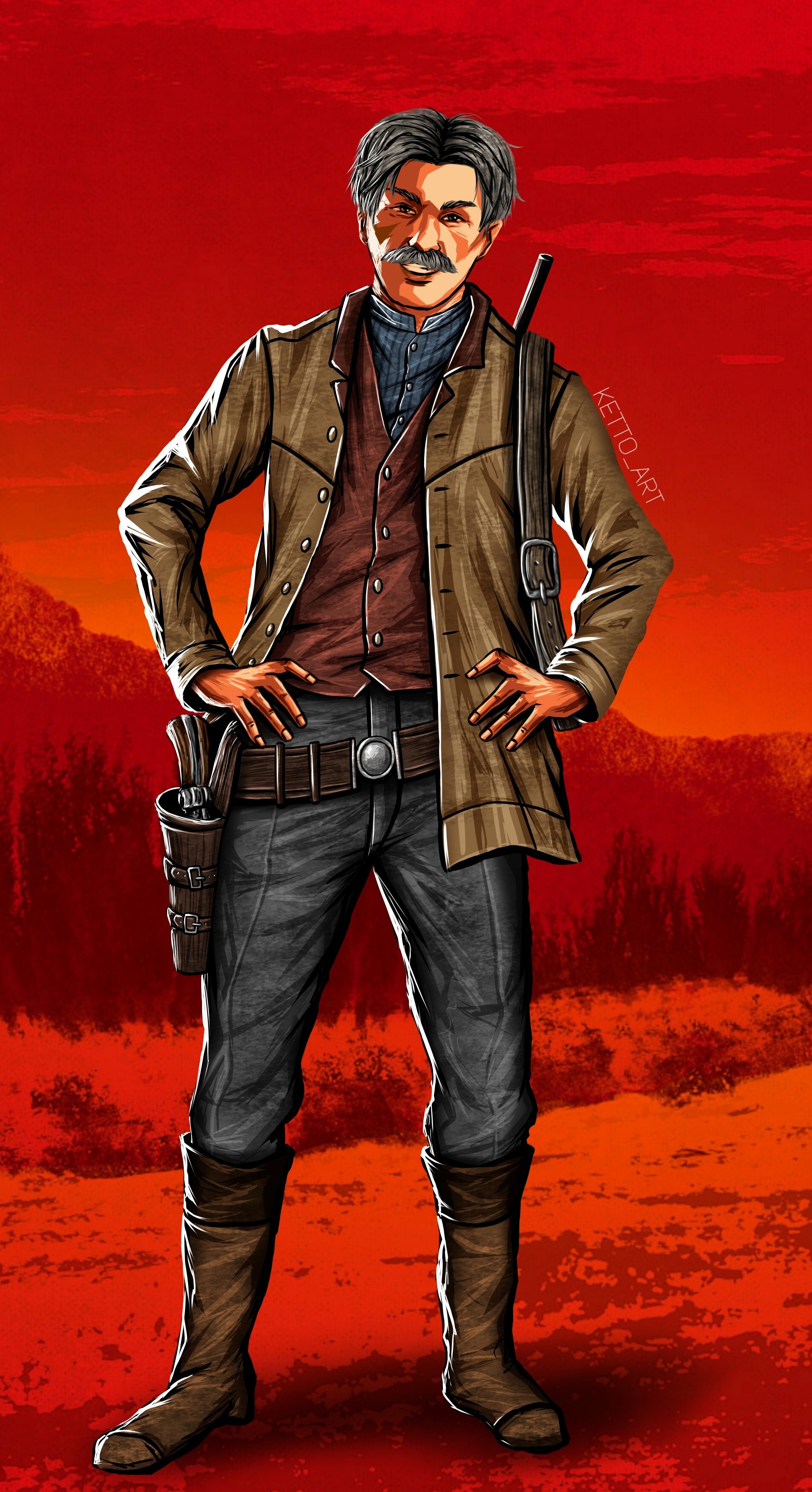 ArtStation Red Dead Redemption Character Commission