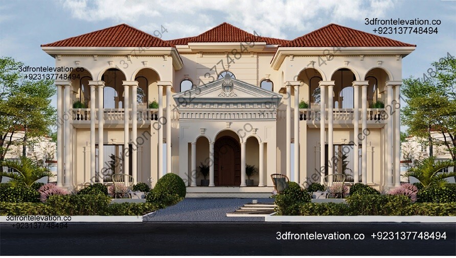 Architect For Design 3dfrontelevation co 2 Kanal Home Design Spanish 1-kanal-house-map-50x90-house-plan-4500-sq-feet-iqbal-architects