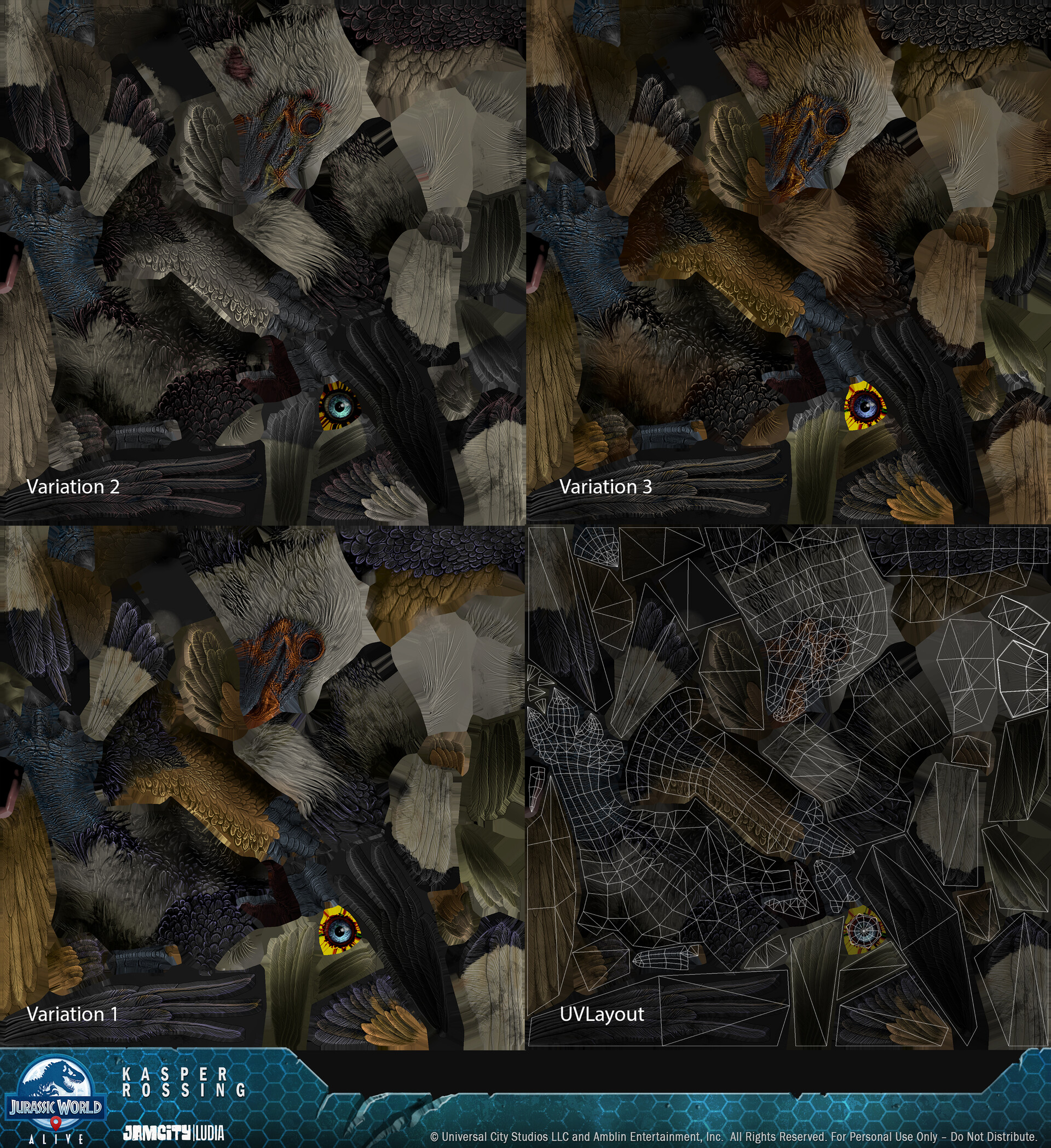 Kasper Rossing Archaeopteryx & Argenteryx Jurassic World Alive