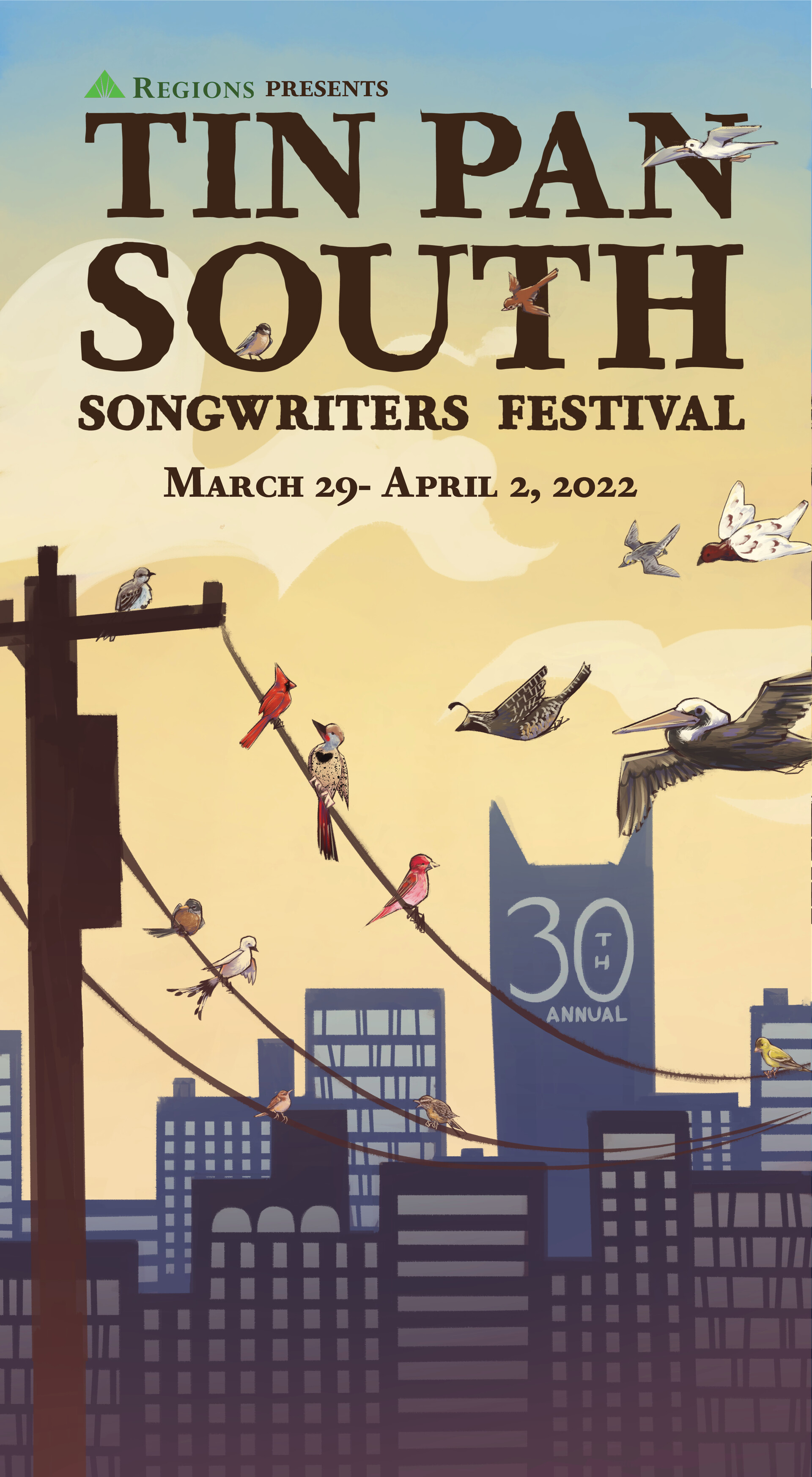 ArtStation Tin Pan South Poster Design