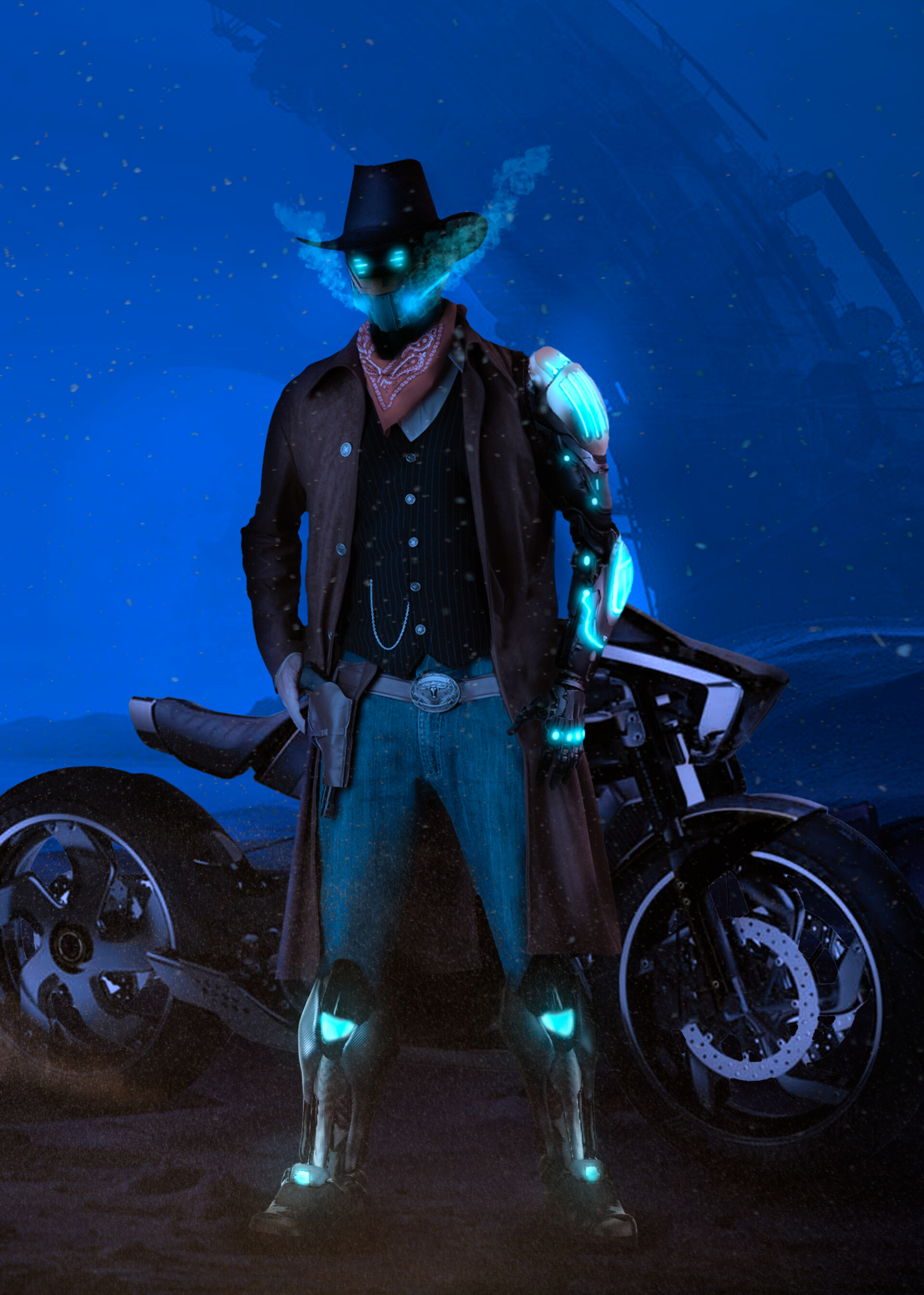 ArtStation Western Cyberpunk