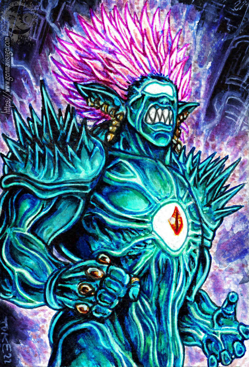 Thomas Tuke 2023 Sketch Card 3 OPM Boros