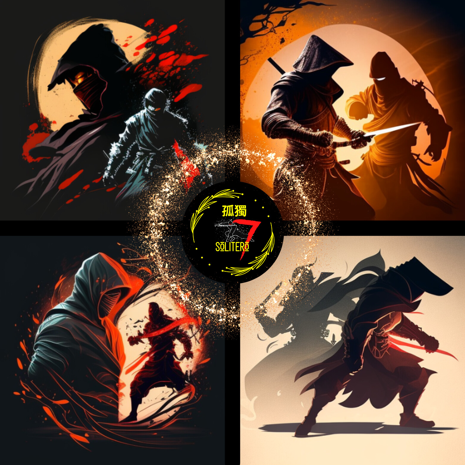 Ninja vs Samurai on the hunters collection