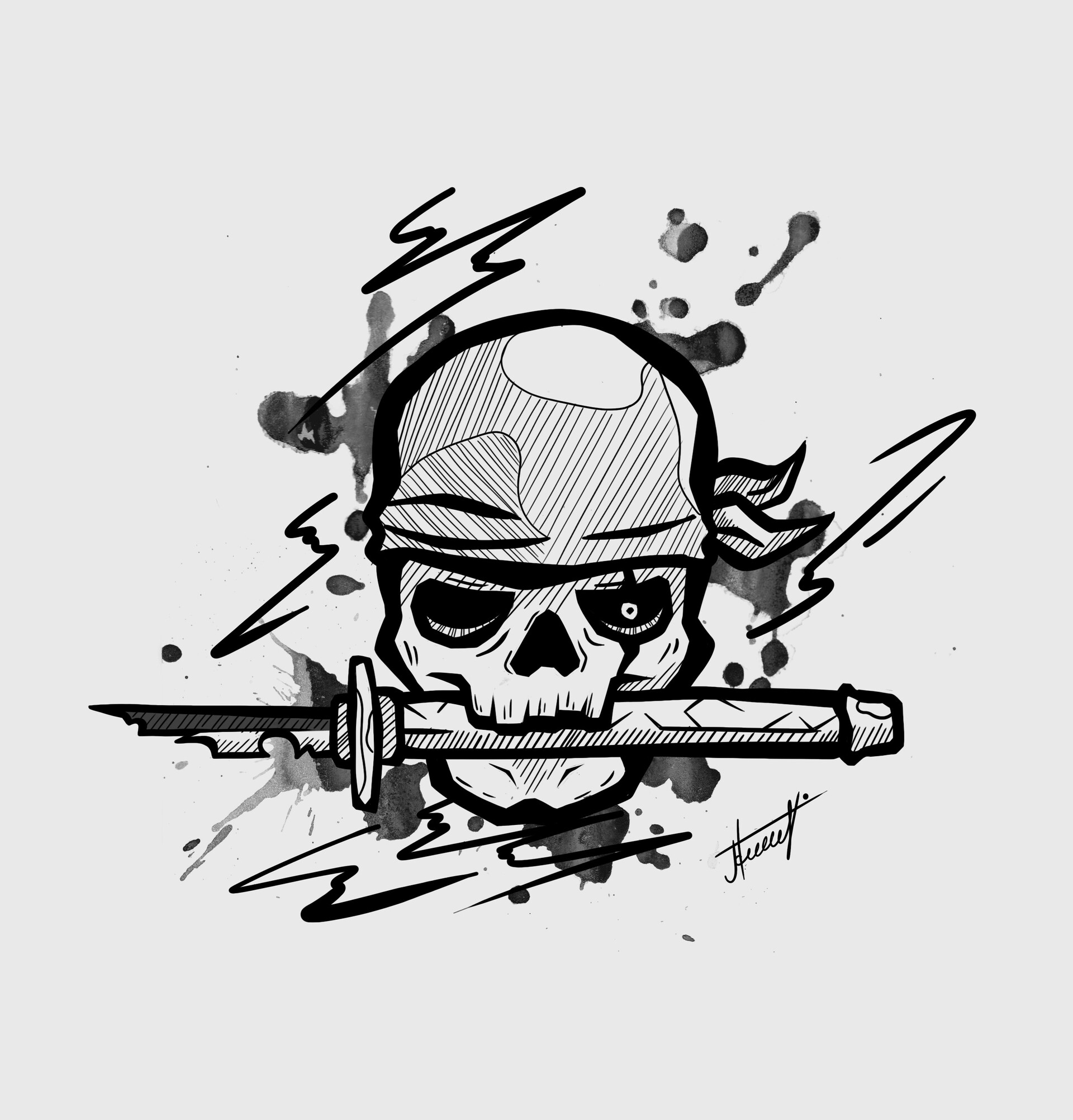 ArtStation - тату зоро