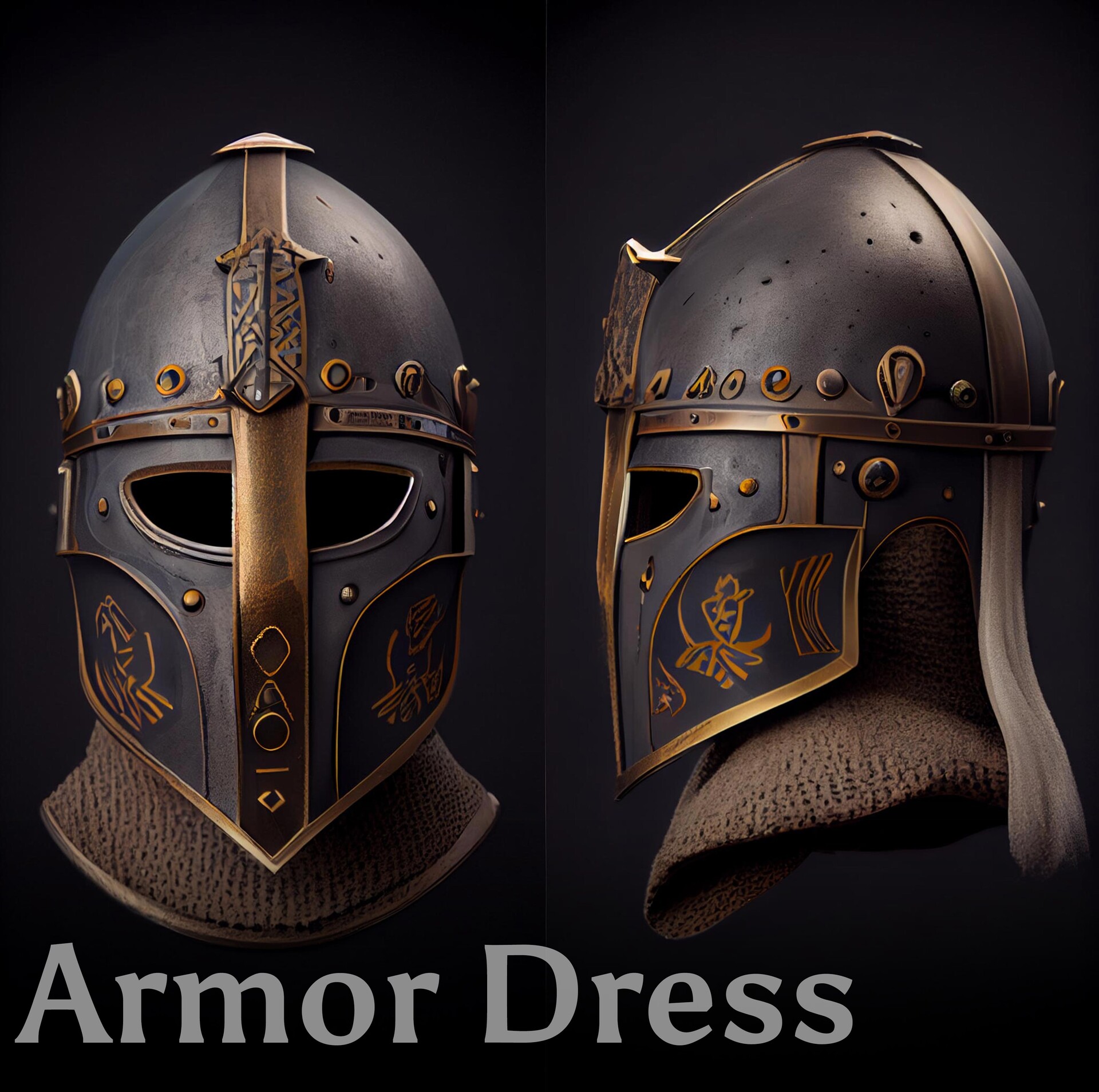ArtStation 333 Armor Dress Helmet Reference modeling /Designing Vol 05