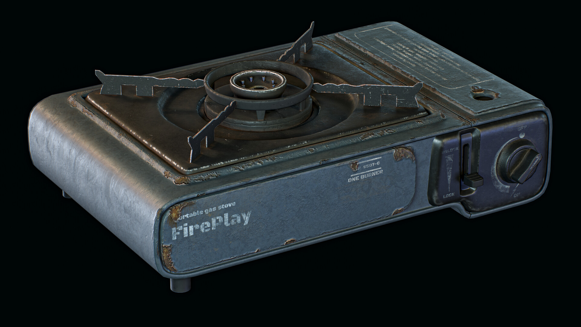 Old Portable Gas Stove game ready. by Denis Ivanov — ProUser.Me