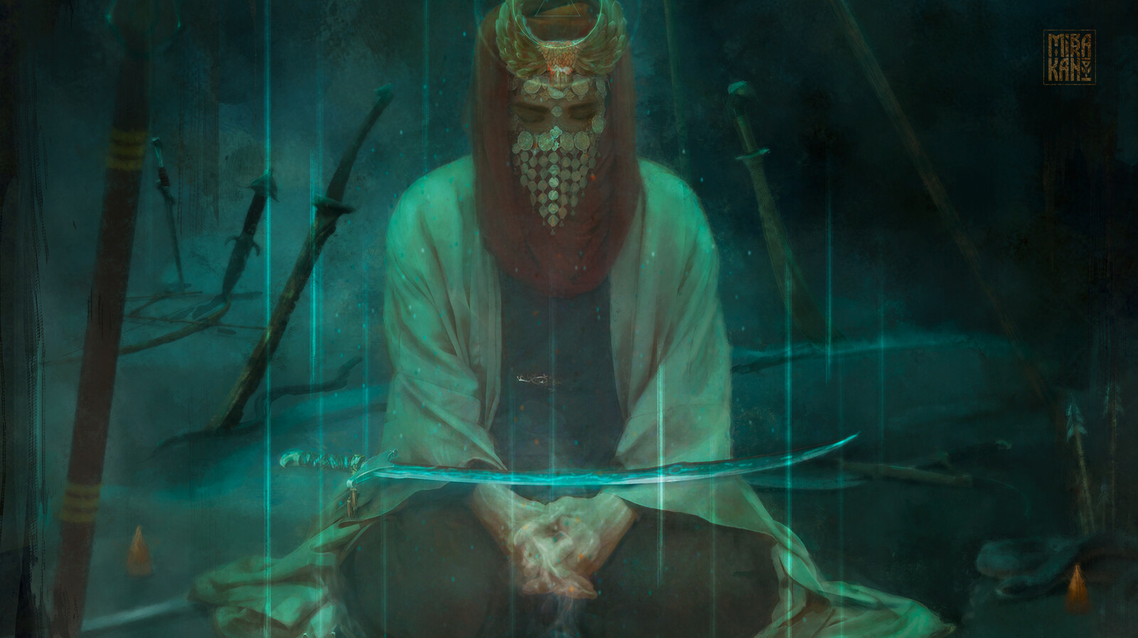 Faithful Haradrim in a sacred cave