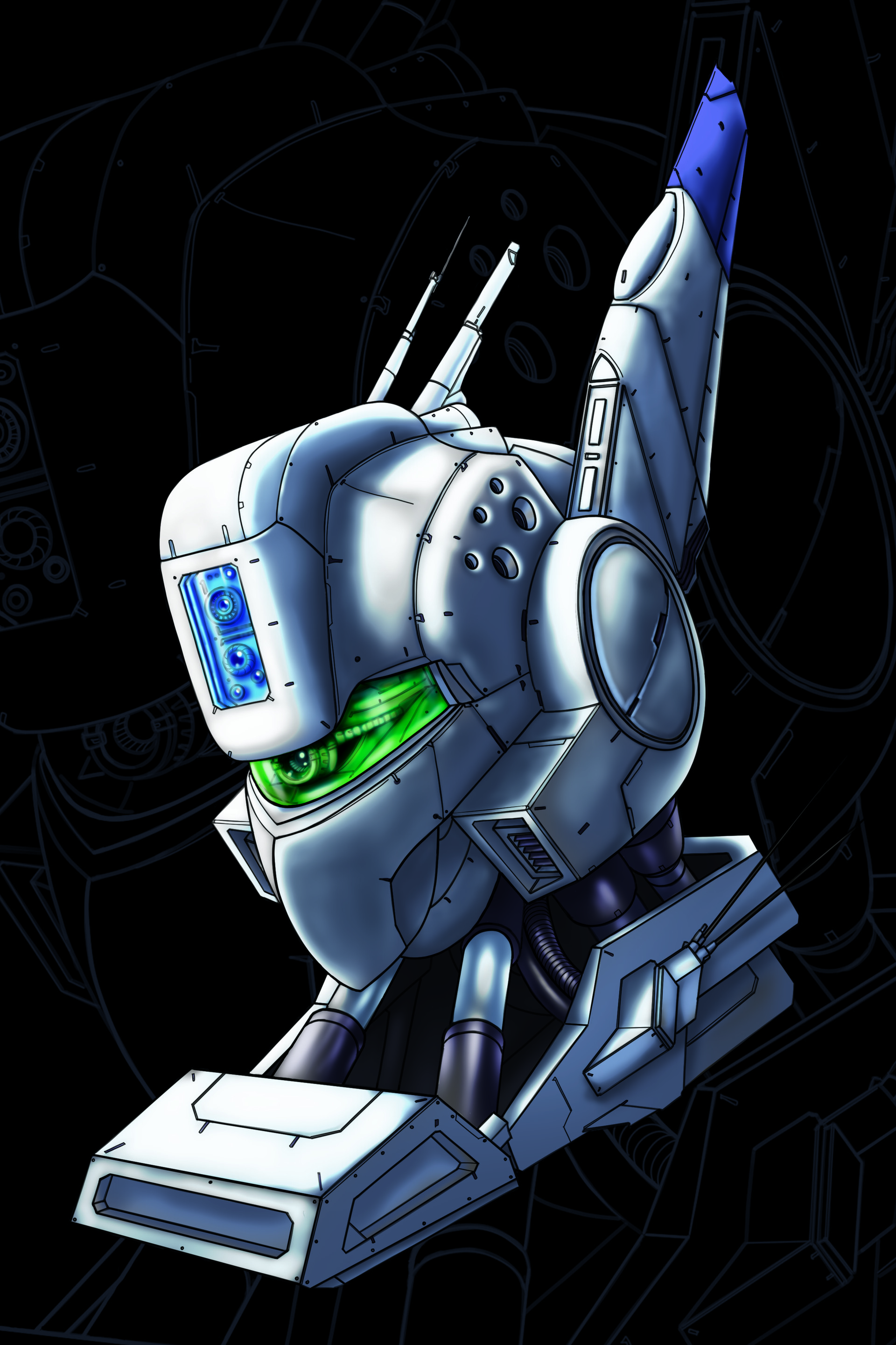 ArtStation - Mecha Head: AV-98 Ingram “Alphonse” - Patlabor ArtStation - Mecha Head: AV-98 Ingram “Alphonse” - Patlabor