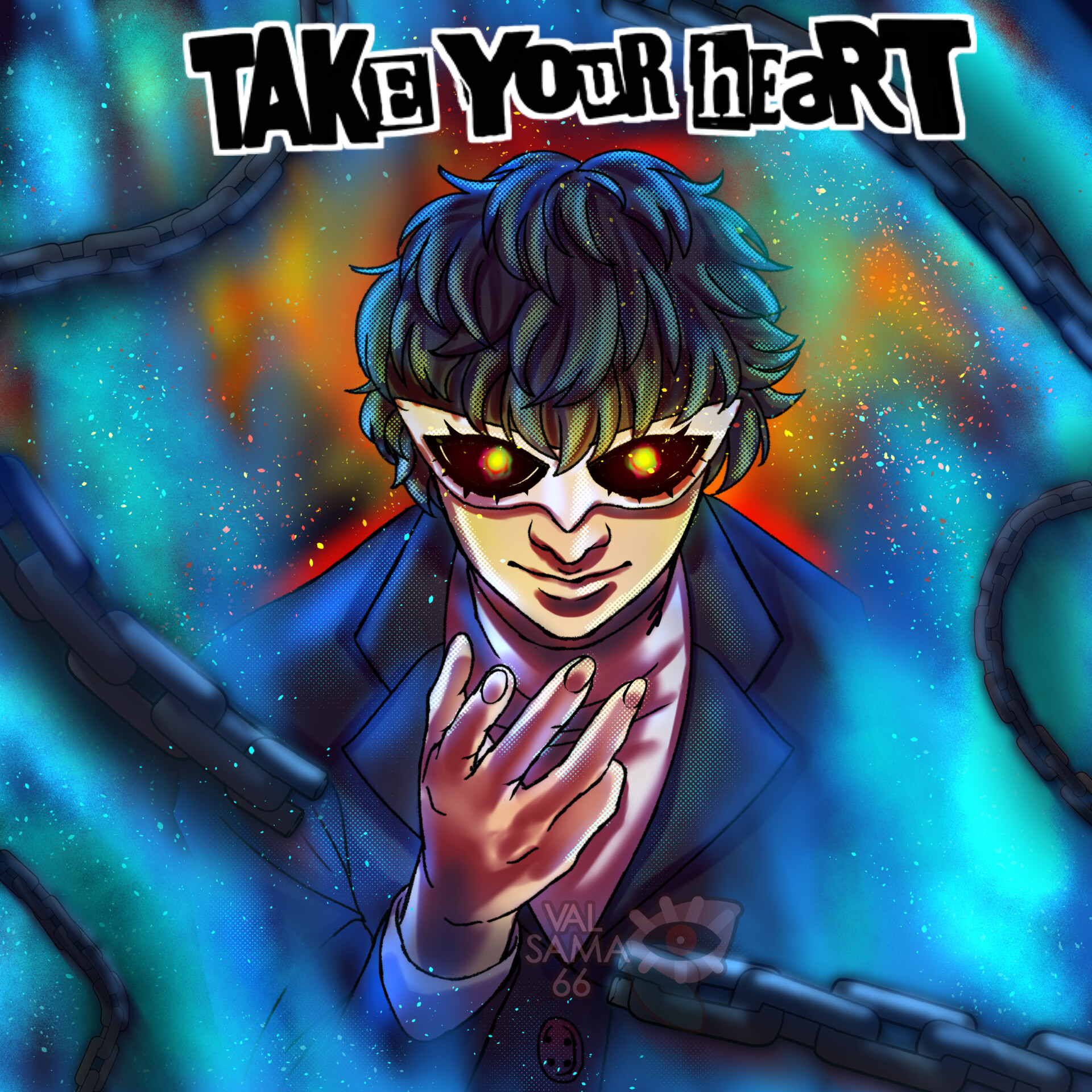 Vendax Persona 5 - Take Your Heart - Persona 5 Unisexe Sweat