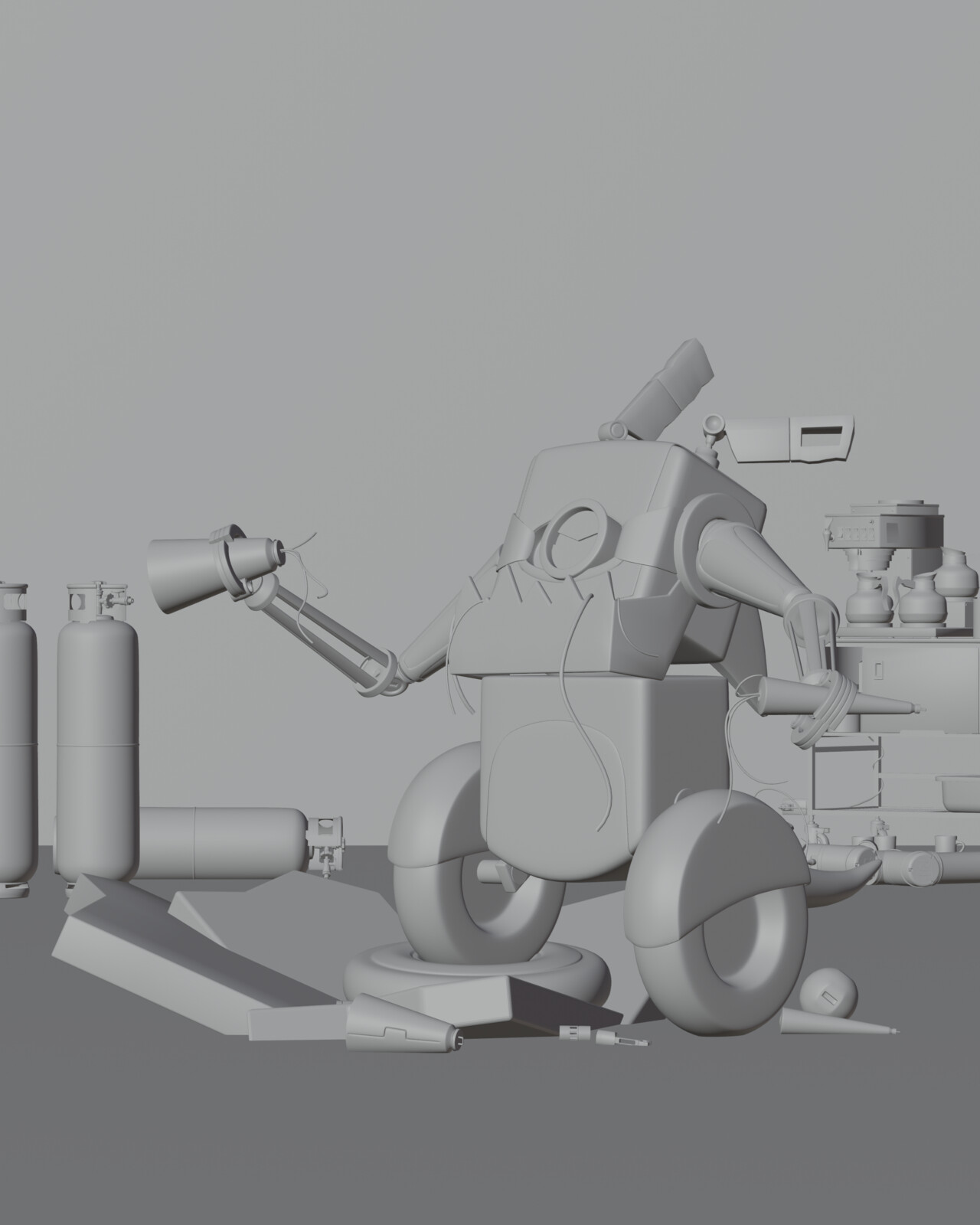 clay render