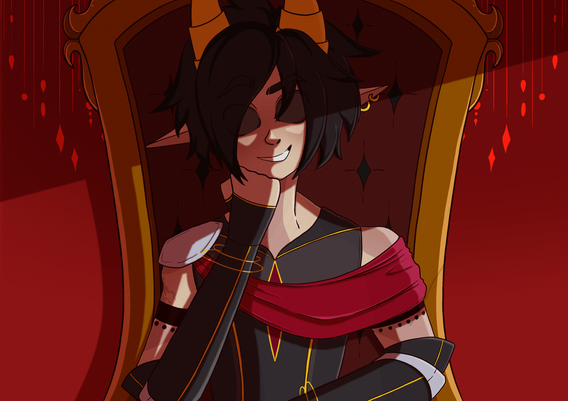 ArtStation - All Hail the king : Original Character Illustration