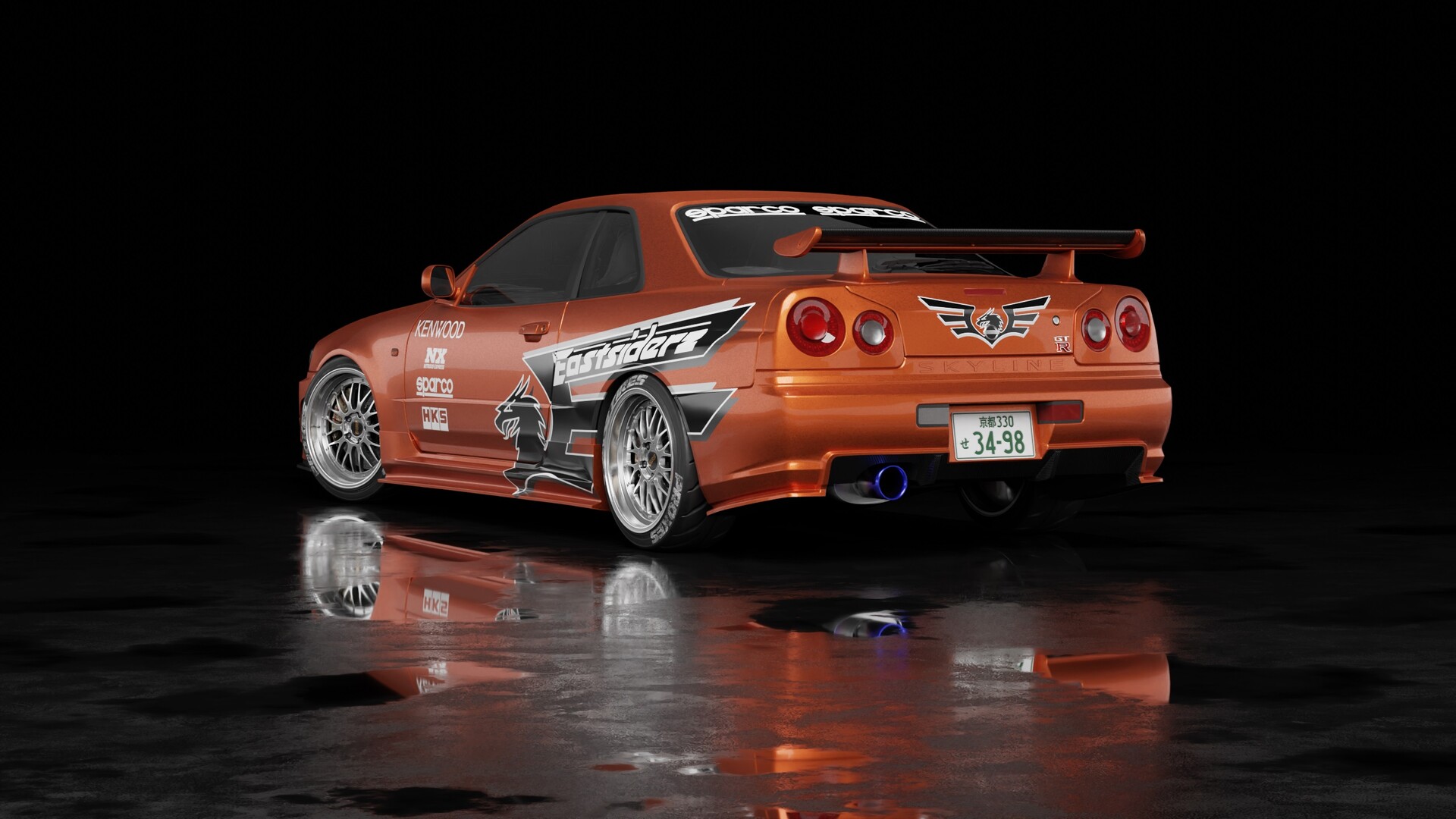 ArtStation - Eddie's Skyline (Nissan R34 GT-R) from Need for Speed