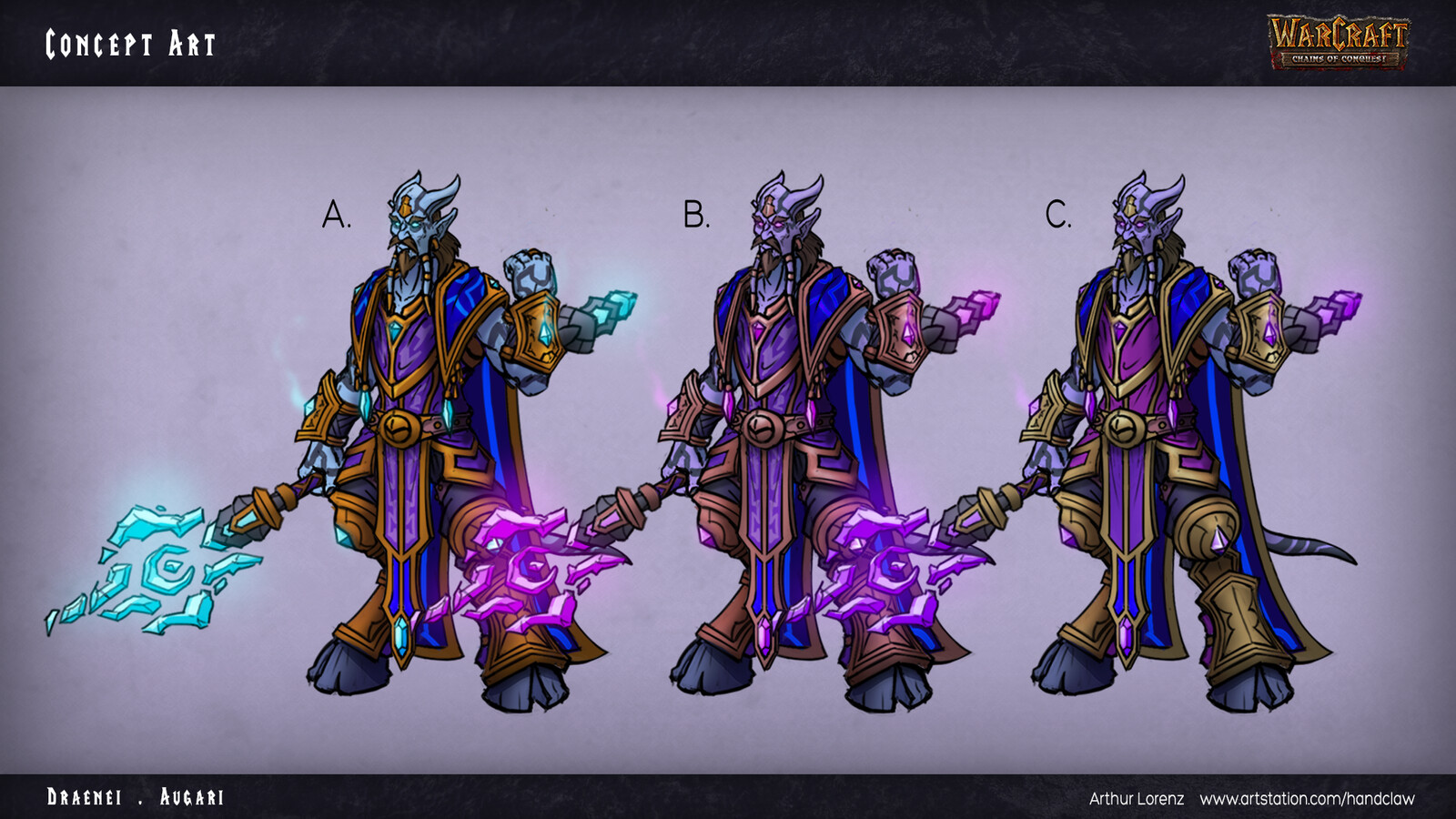 Concept Art - "Augari" - Colour Variants