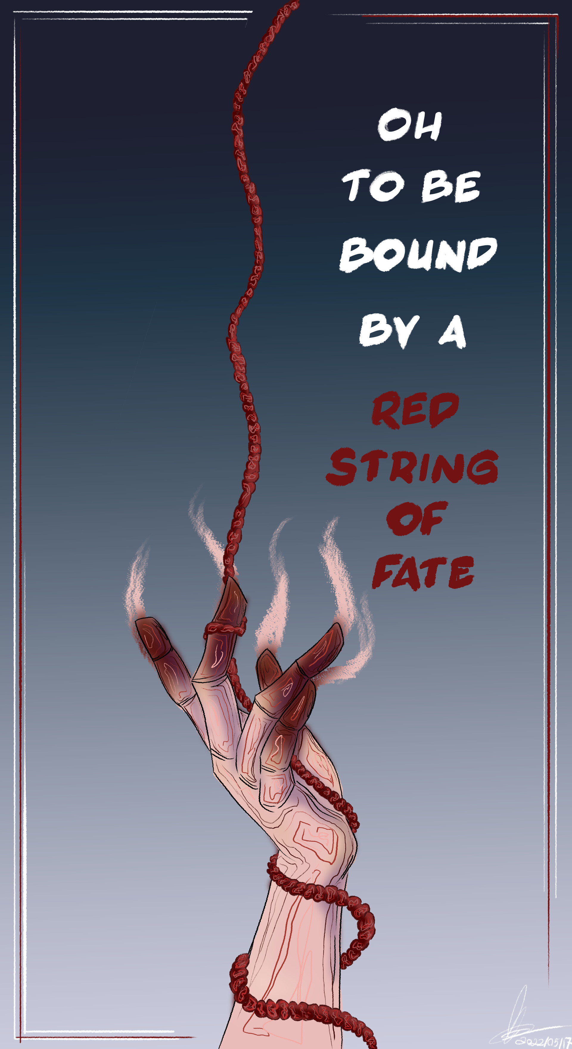 Artstation red string of fate