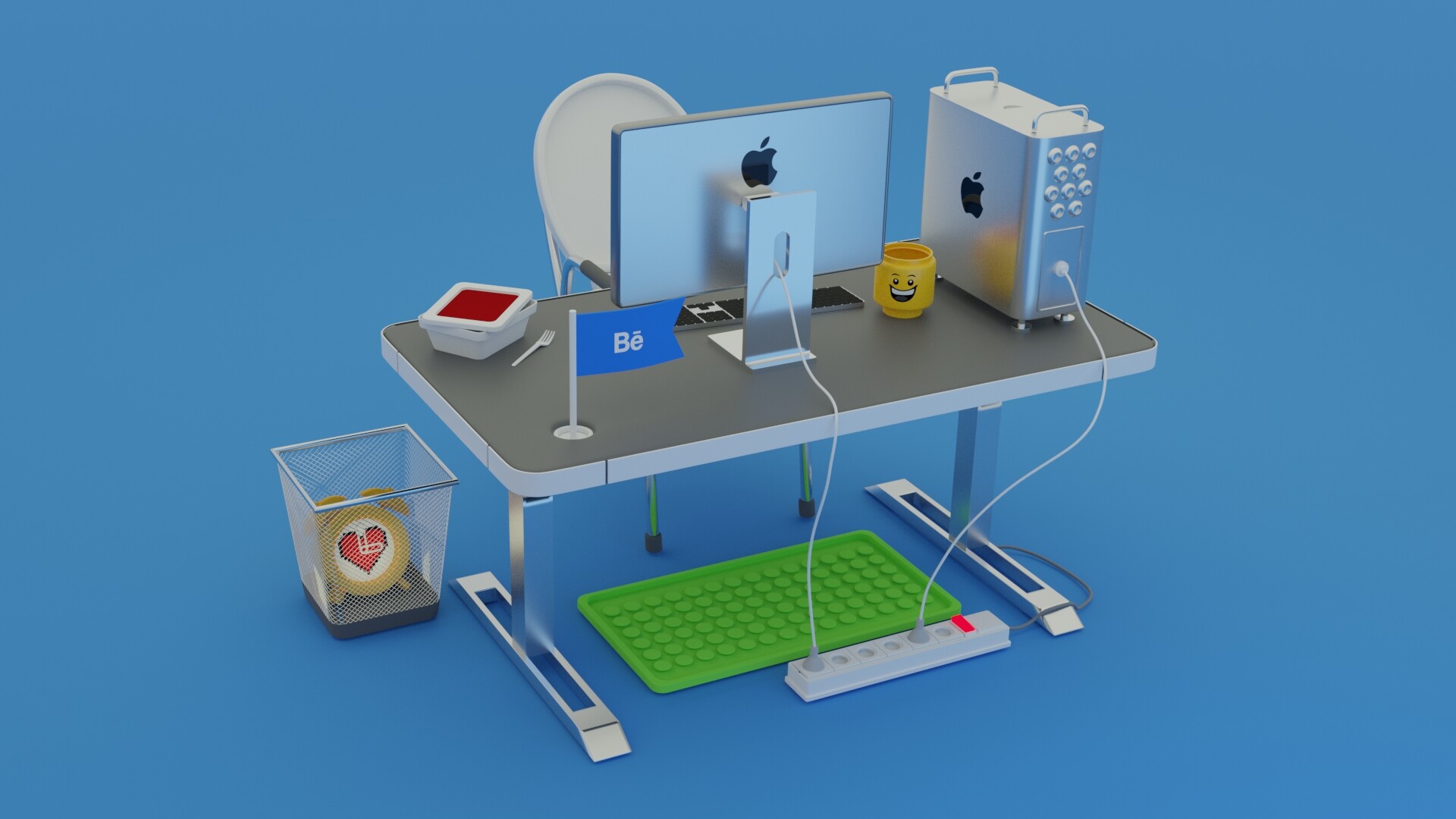 ArtStation Desktop composition.