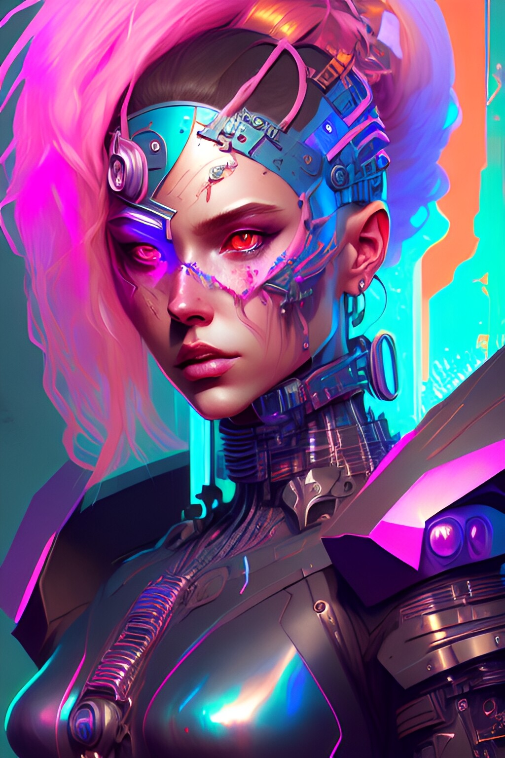ArtStation - Girl Cyberpunk#3
