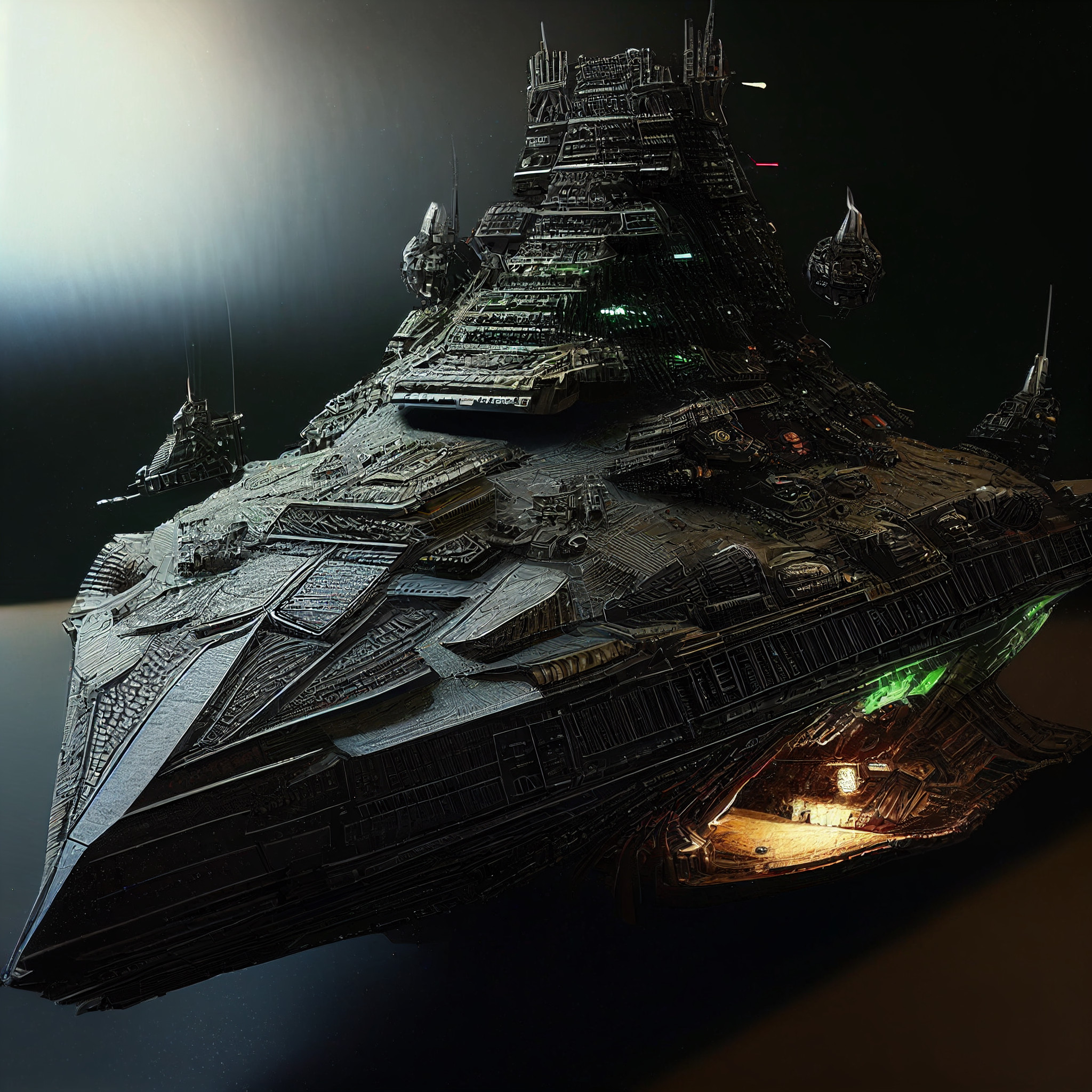 Draco Mother Interstellar Ship 11