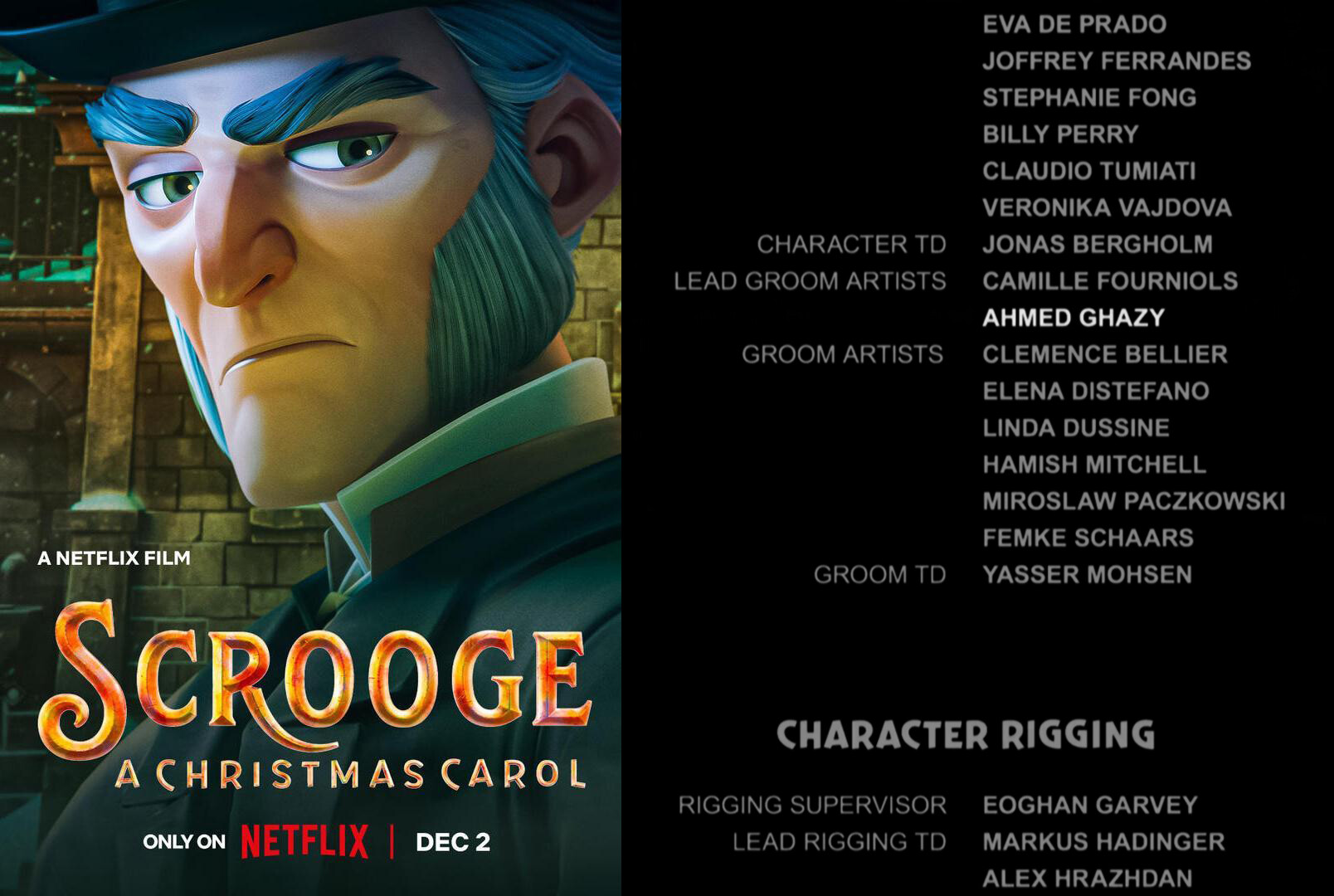 Ahmed Ghazy - Scrooge: A Christmas Carol (2022)