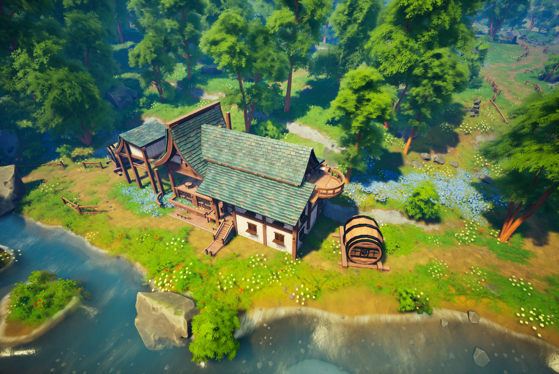 ArtStation - Stylized architecture，风格化建筑