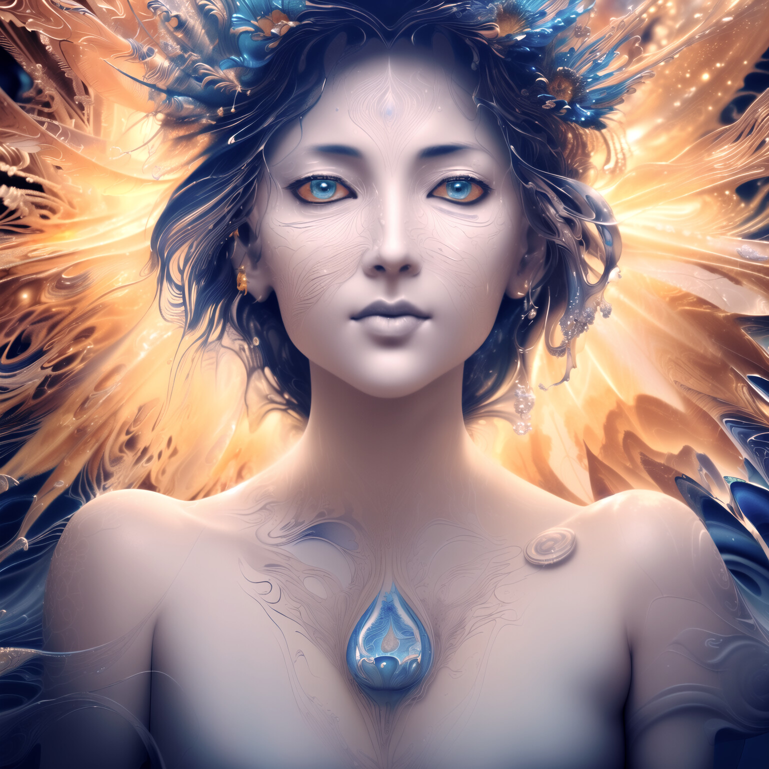ArtStation Water Elemental Iterative Upscale