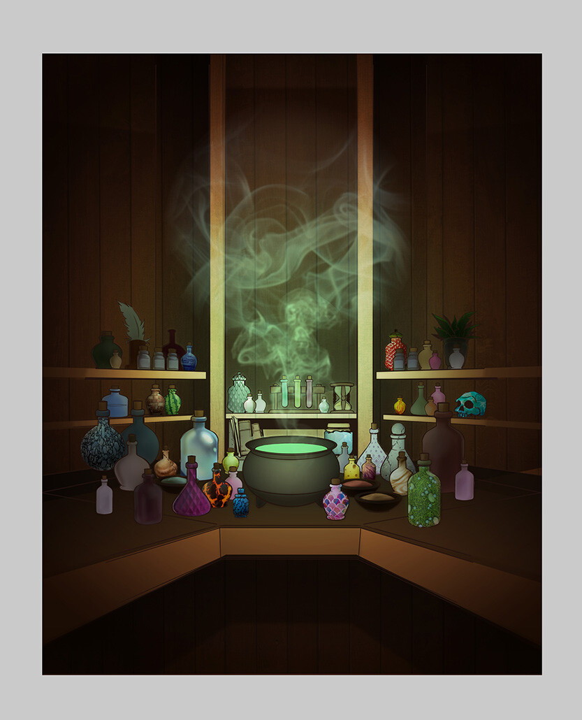 Potion, a mixture game