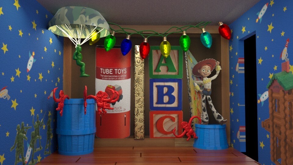 ArtStation - Toy Story Themed Room