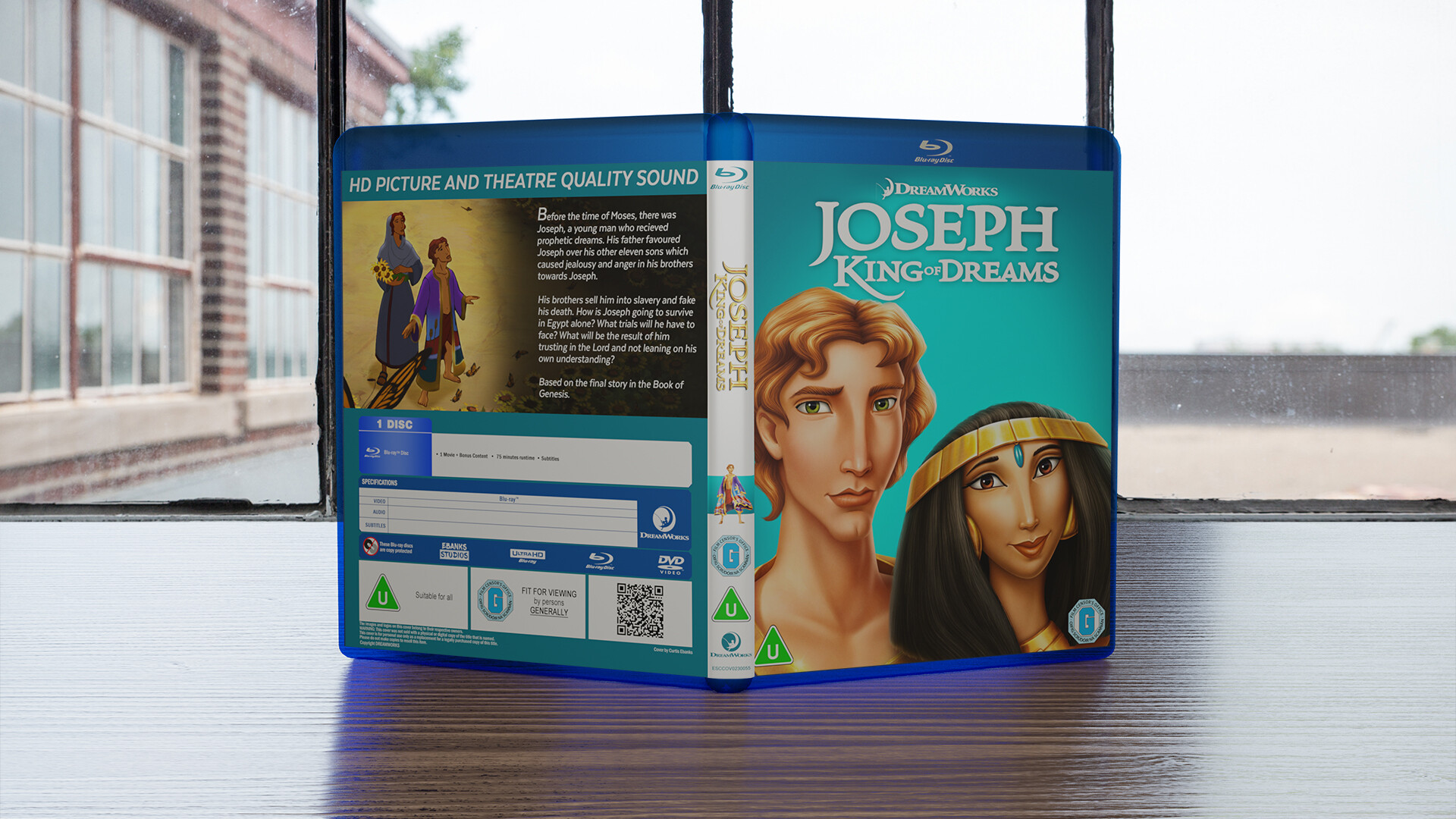 ArtStation Joseph King of Dreams (2000) Custom Bluray Cover