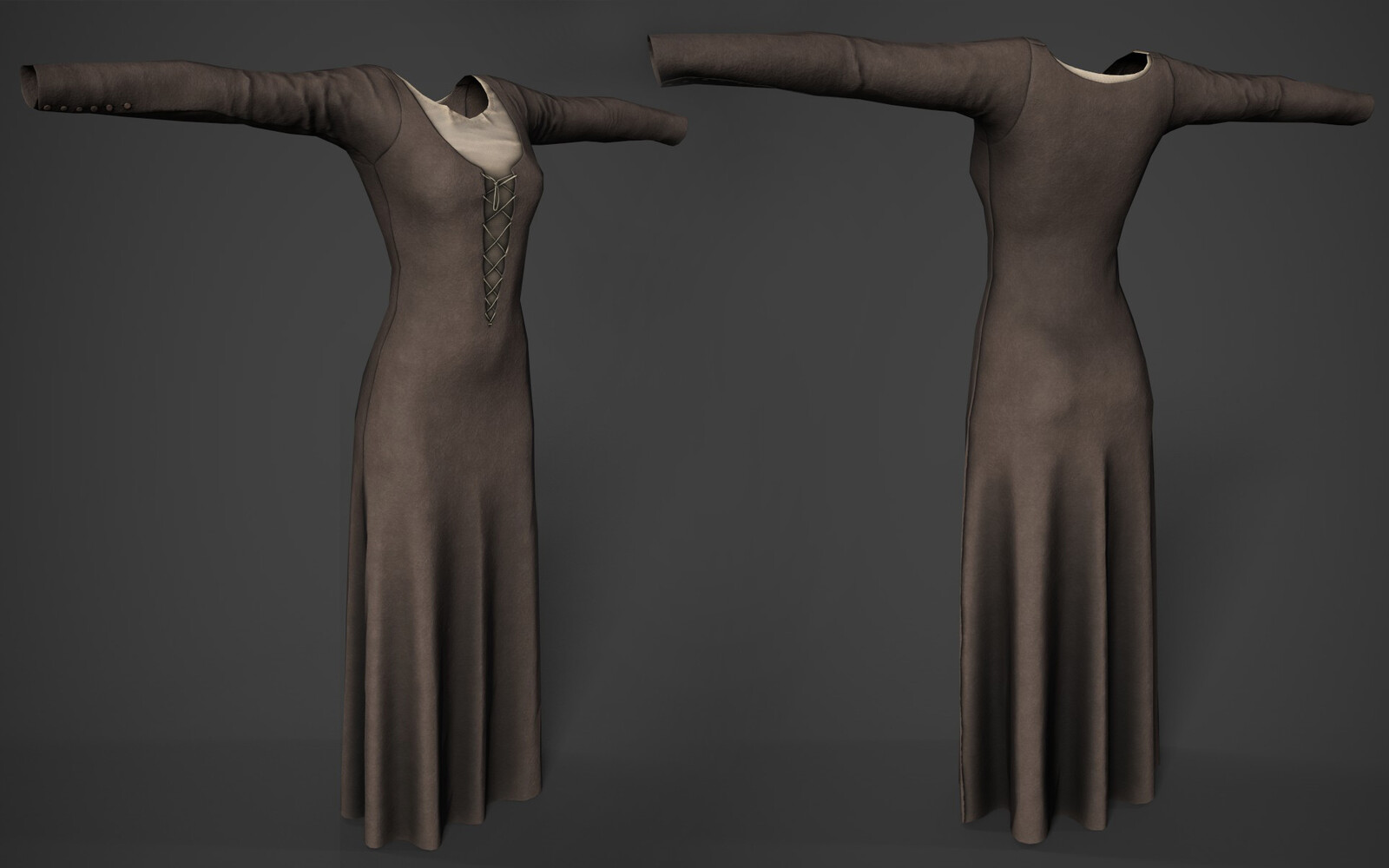 Kirtle W Undergarment Var 2