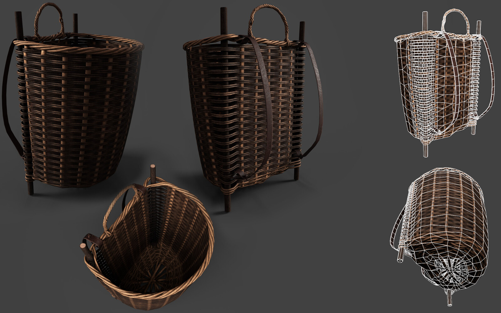 Weaved Basket backpack