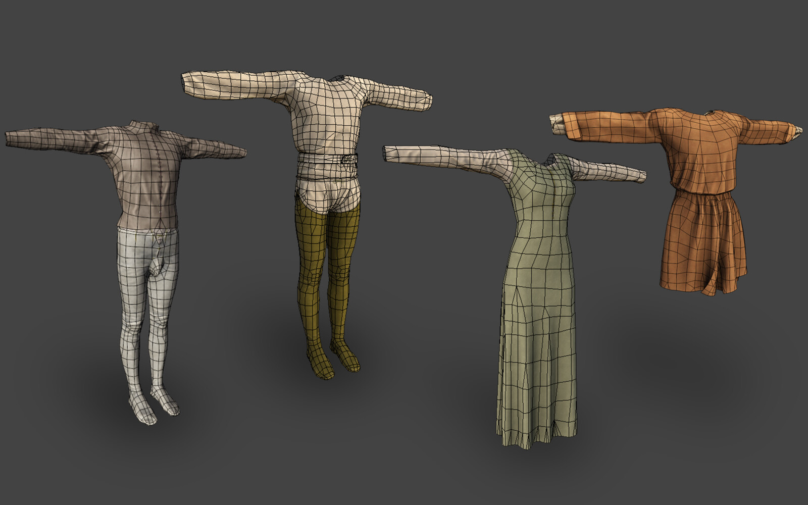 Dresses and Tunic Wireframe